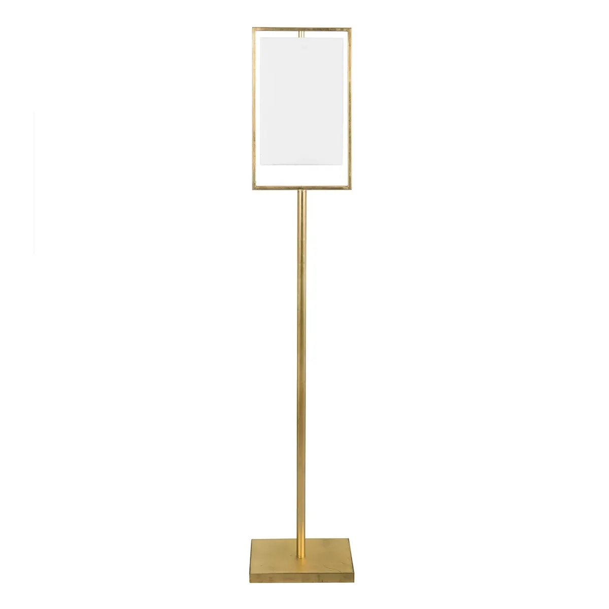 Crestview Collection Huxley Stunning Gold Leaf Floor Lamp - Image 2