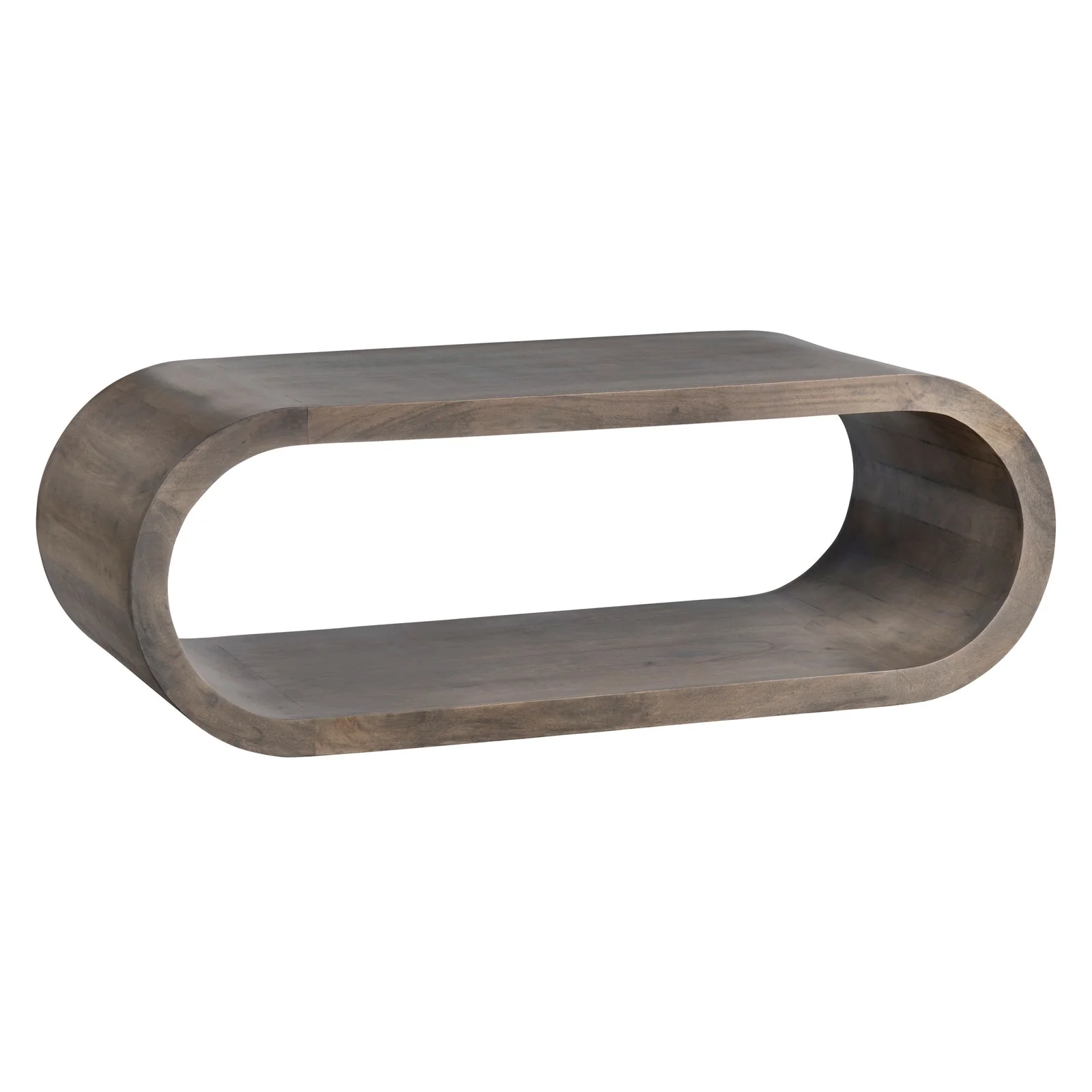 Crestview Collection Infinity Modern Rounded Coffee Table - Image 2