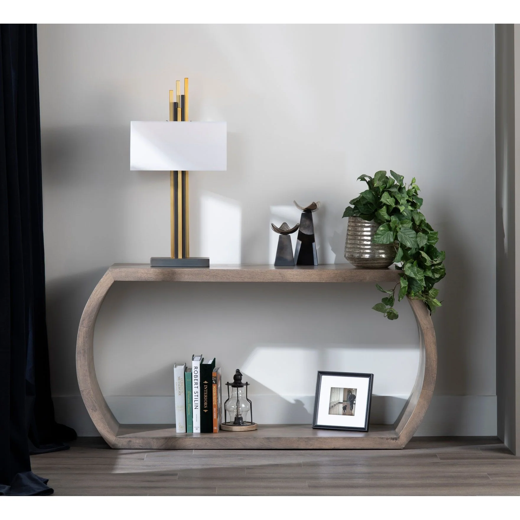 Crestview Collection Infinity Modern Organic Console Table