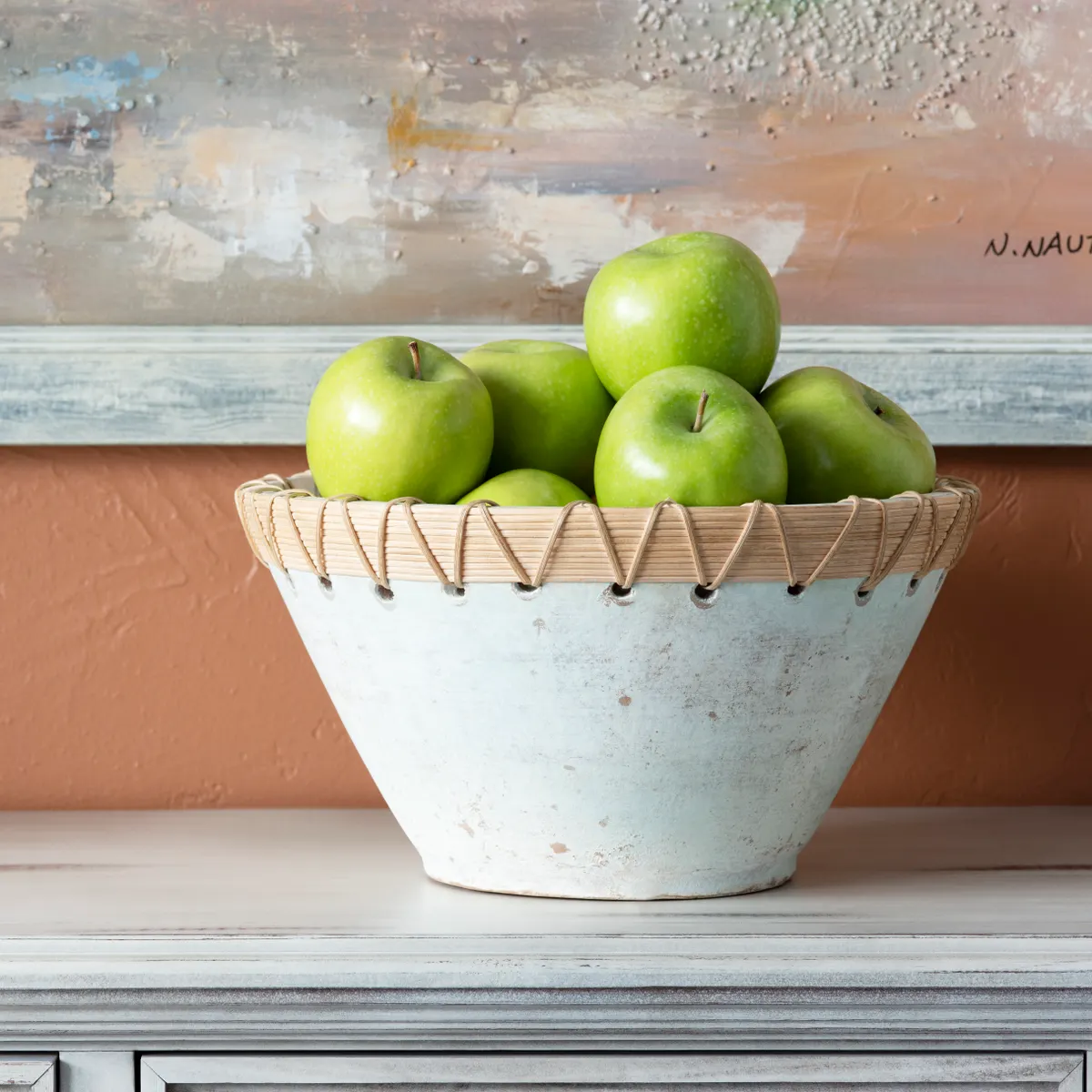 Crestview Collection Isla Cane Wrapping Bowls ~ Set Of 3 - Image 2