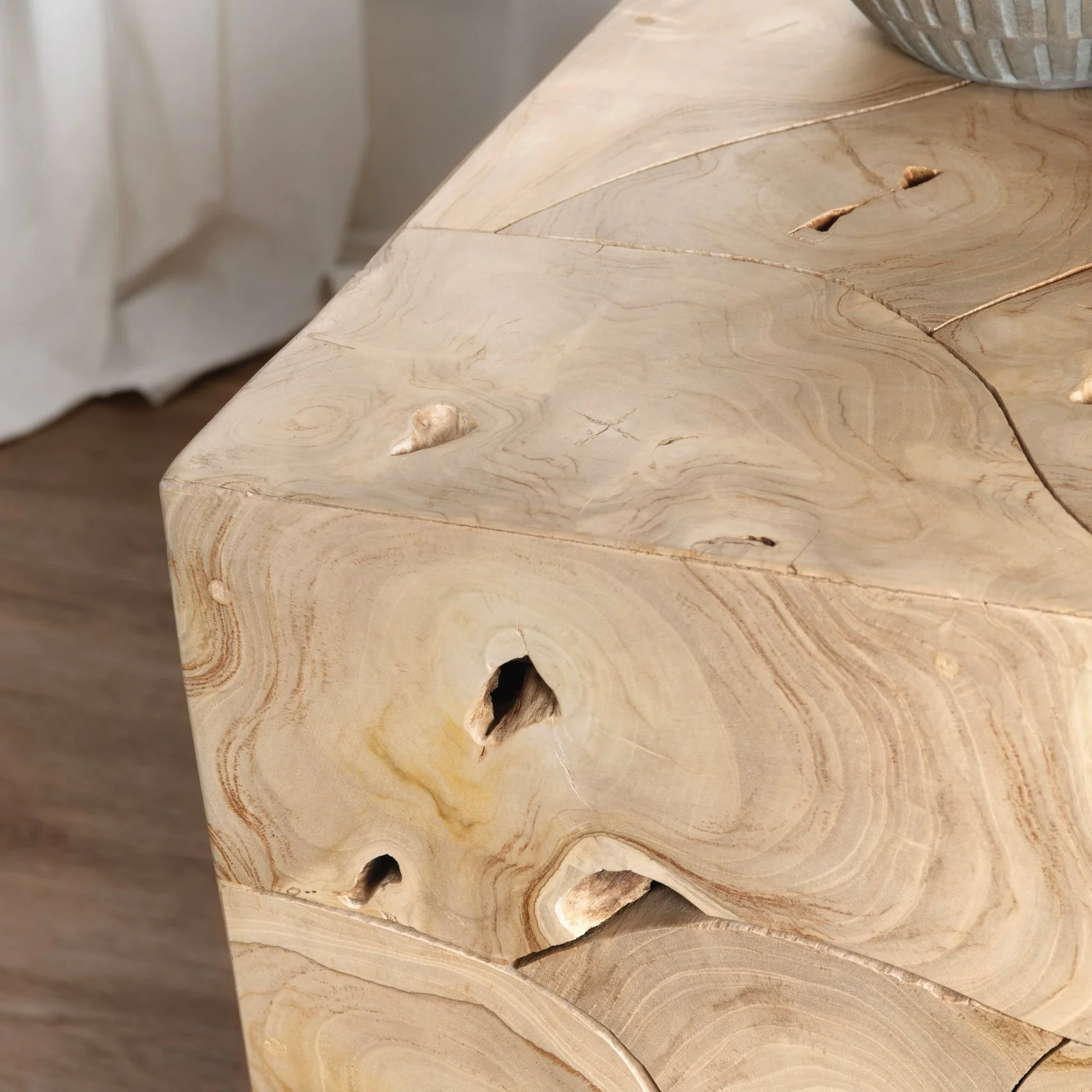 Crestview Collection Jackson Organic Modern Wood End Table - Image 5