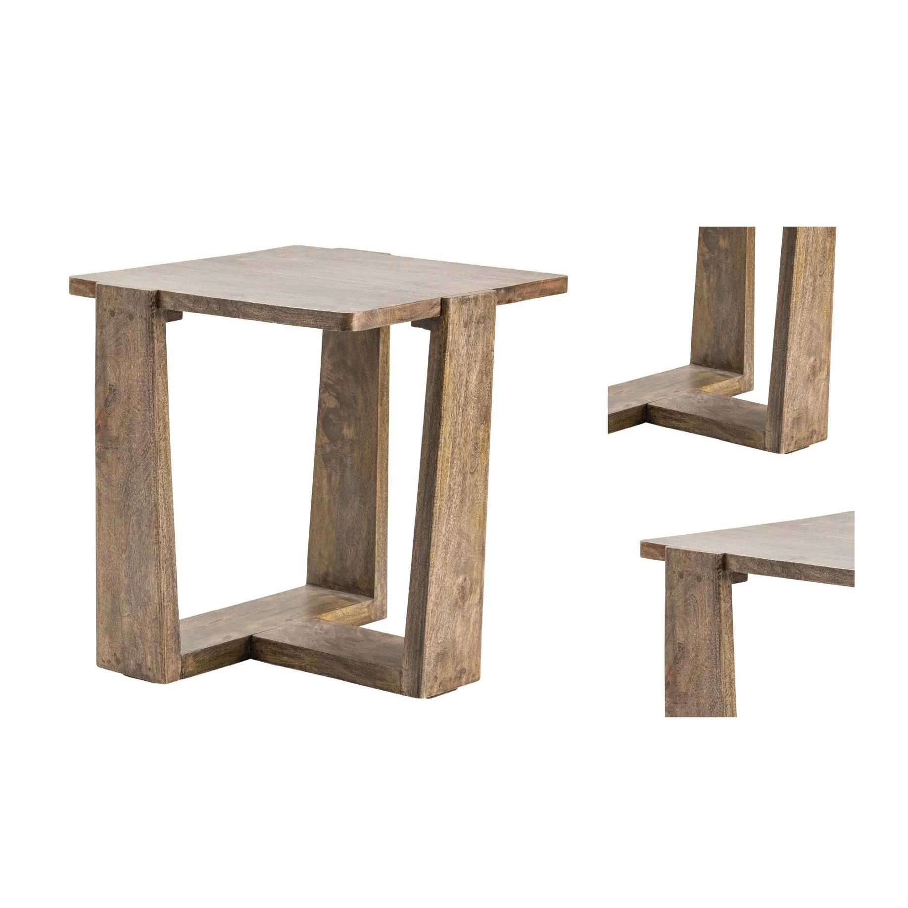 Crestview Collection Janoski Transitional Modern Wood End Table - Image 2