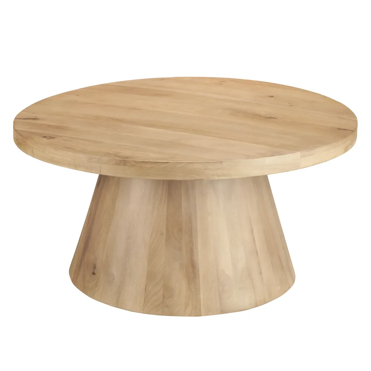 Crestview Collection Keppler Natural Round Coffee Table