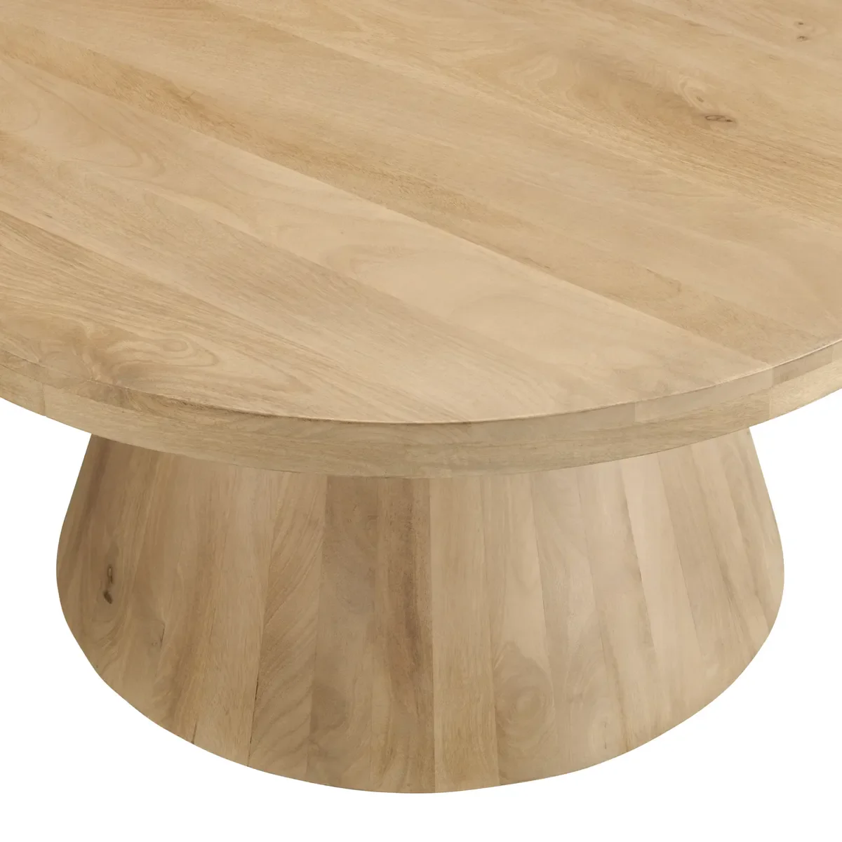 Crestview Collection Keppler Natural Round Coffee Table - Image 2