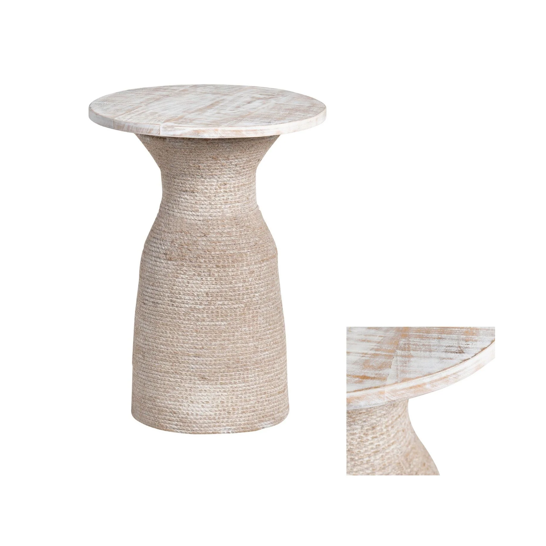 Crestview Collection Key Largo Mango Wood Accent Table - Image 2