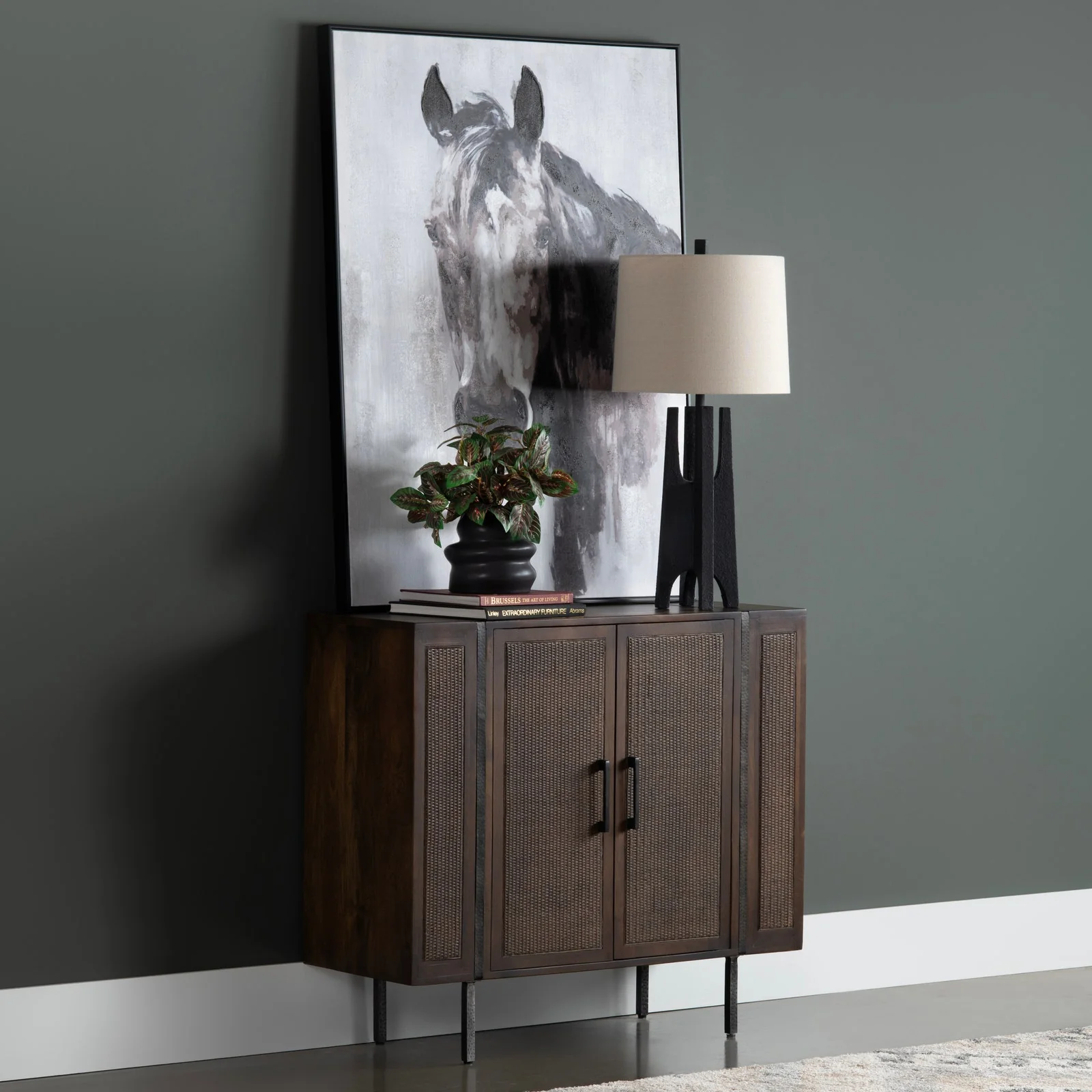 Crestview Collection Kingston Two- Door Cabinet