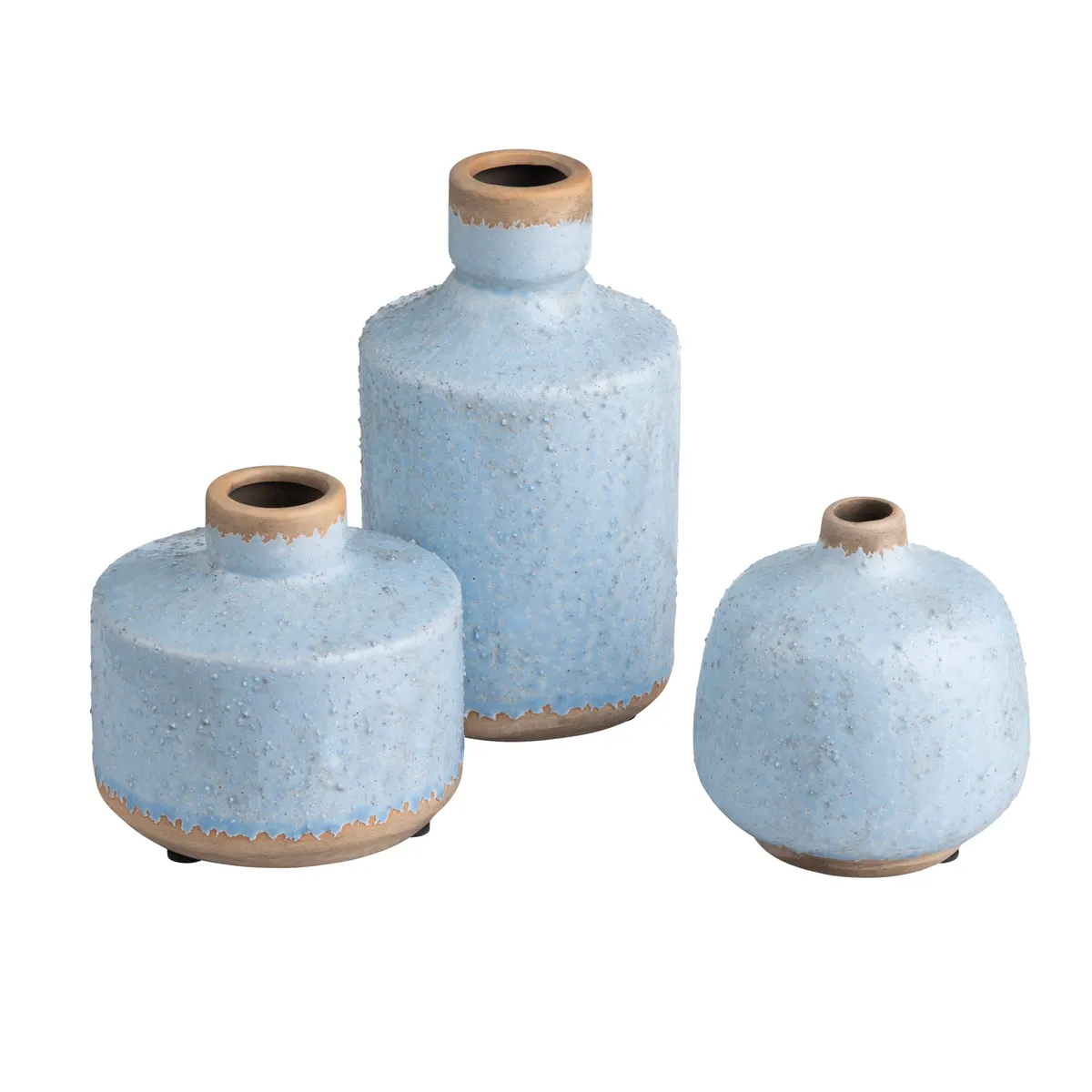 Crestview Collection Kitt Vases & Tray ~ Set Of 3 - Image 4