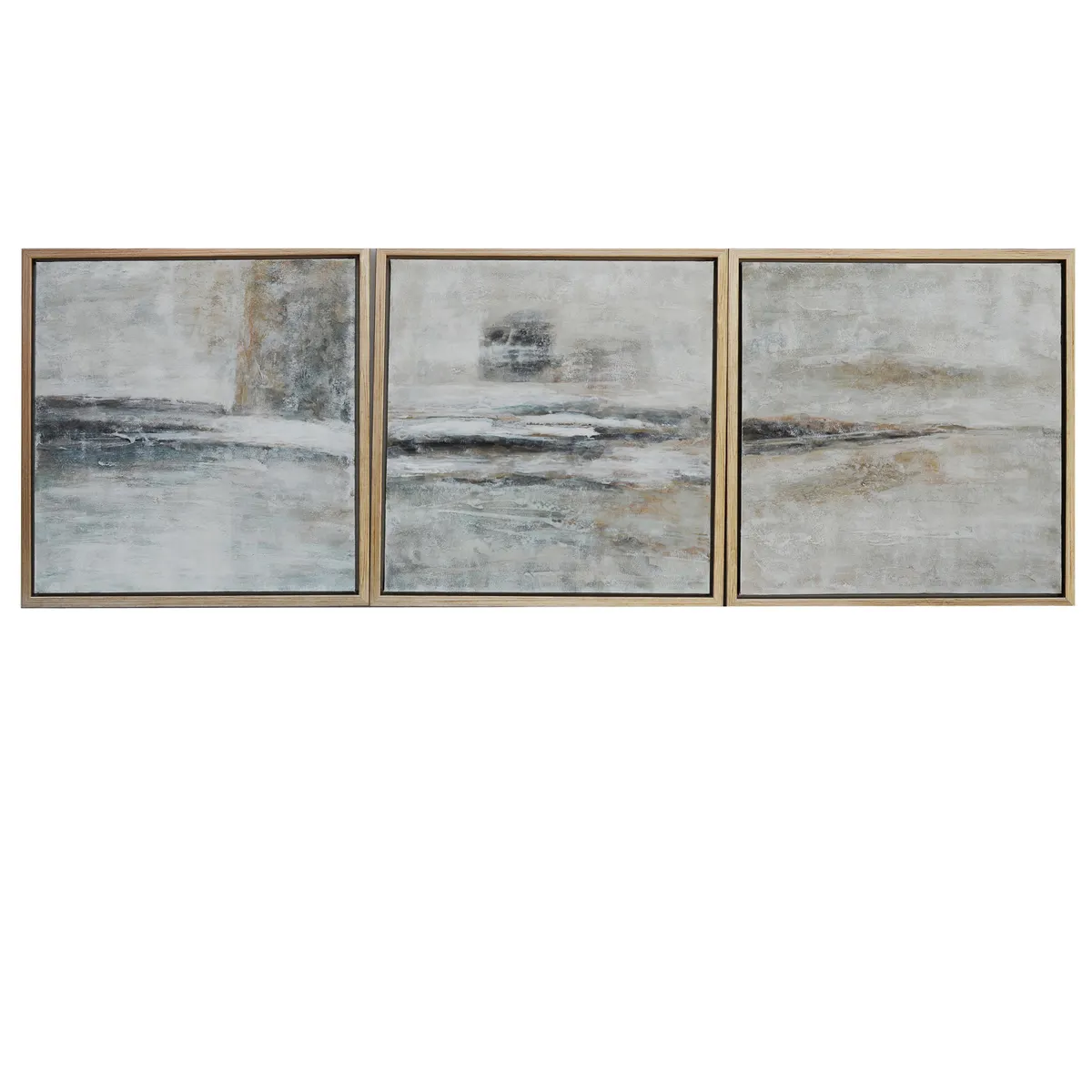 Crestview Collection Knox Framed Painting Wall Art ~ Set Of 3