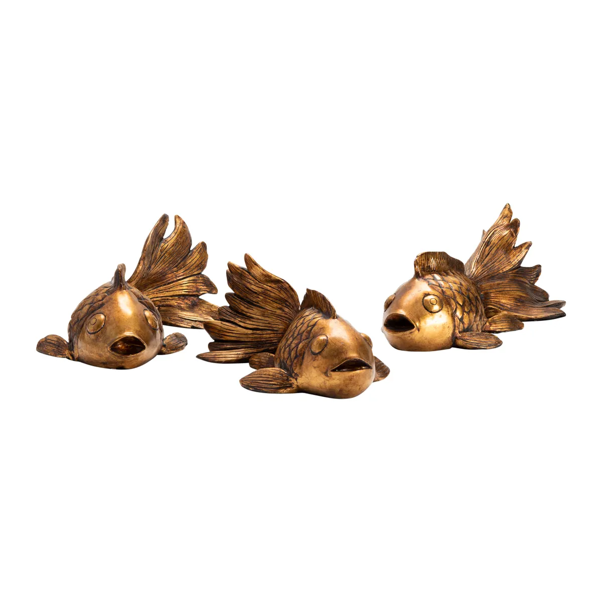 Crestview Collection Koi Statues ~ Set Of 3