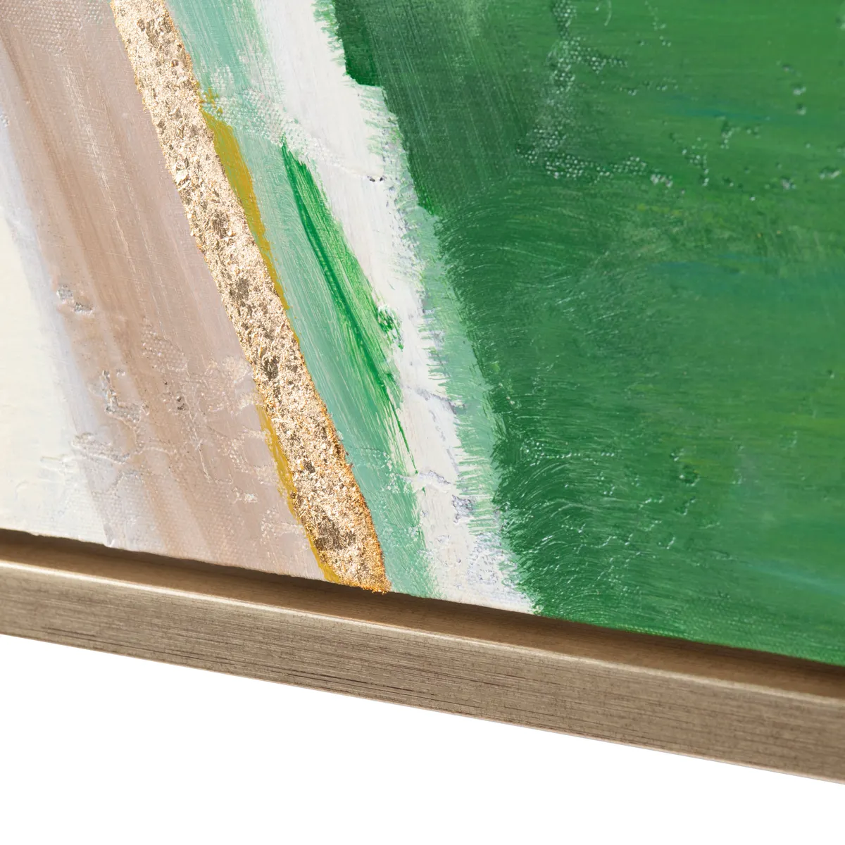 Crestview Collection Lablanc Bold Blues And Green Abstract Wall Art~ Set Of 2 - Image 3