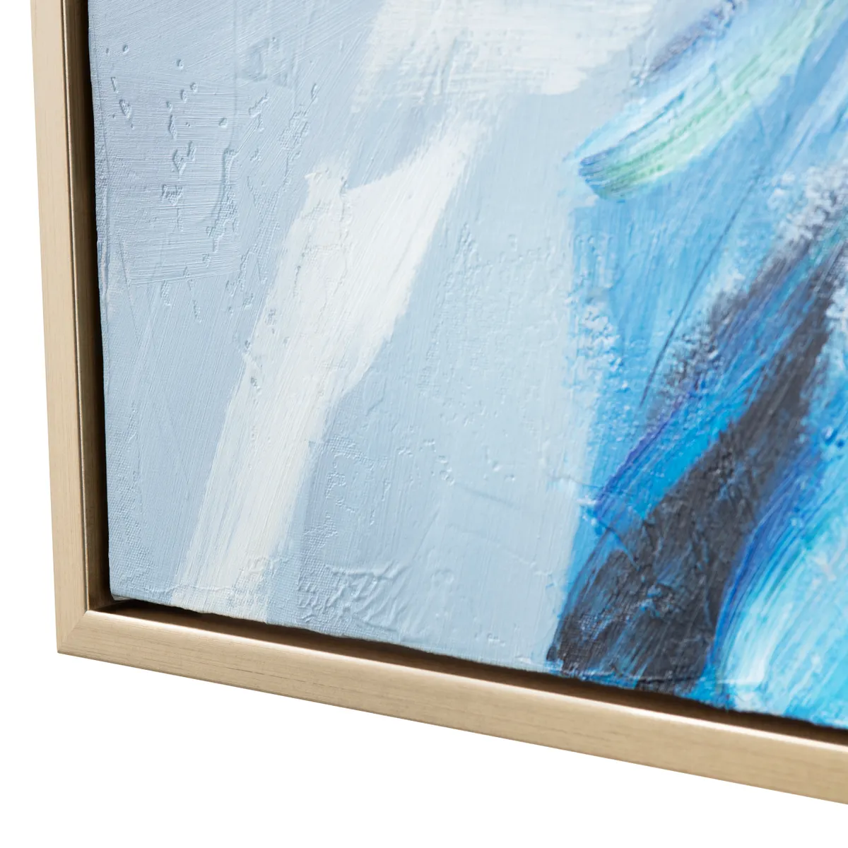 Crestview Collection Lablanc Bold Blues And Green Abstract Wall Art~ Set Of 2 - Image 4