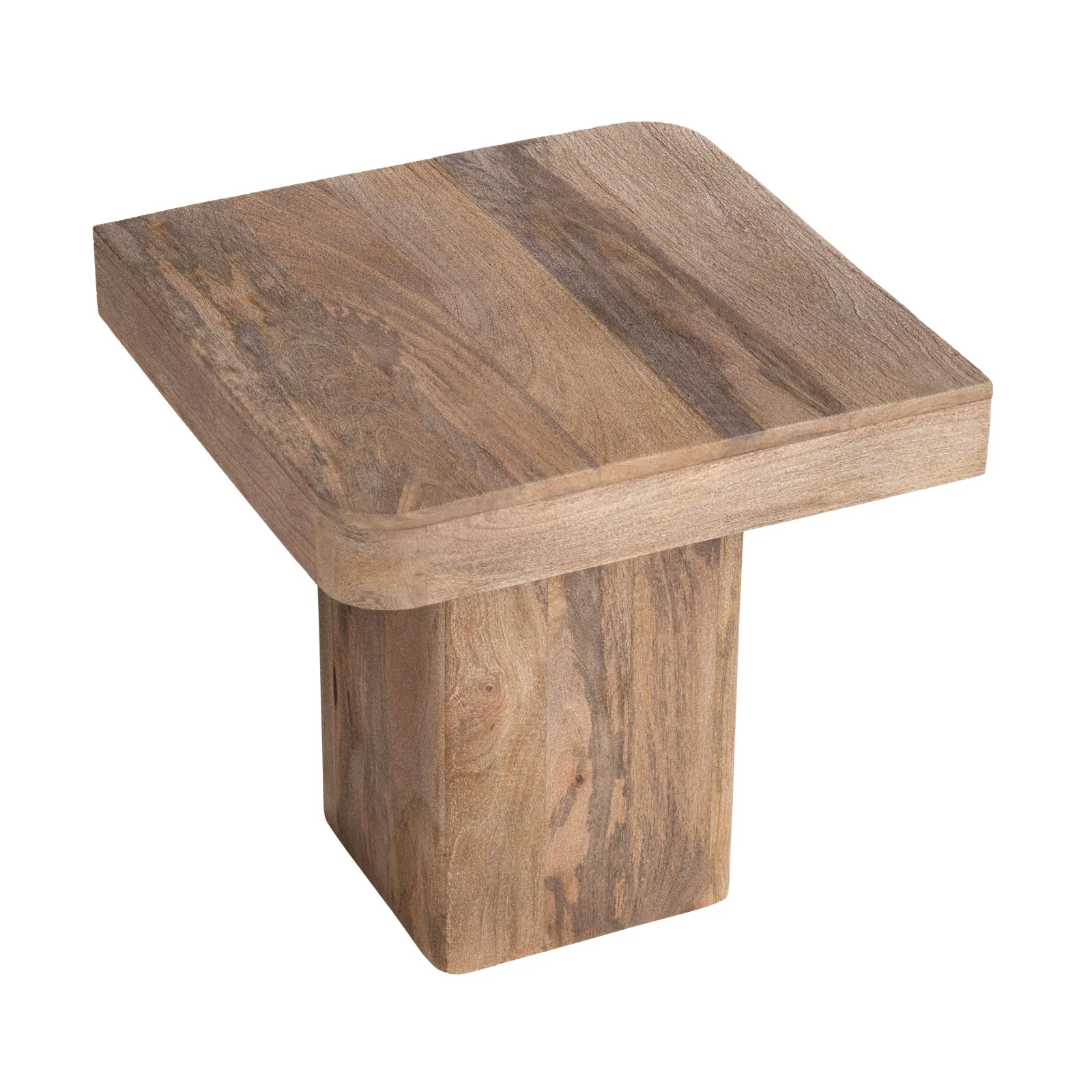 Crestview Collection Lafayette Natural Mango Wood End Table - Image 5
