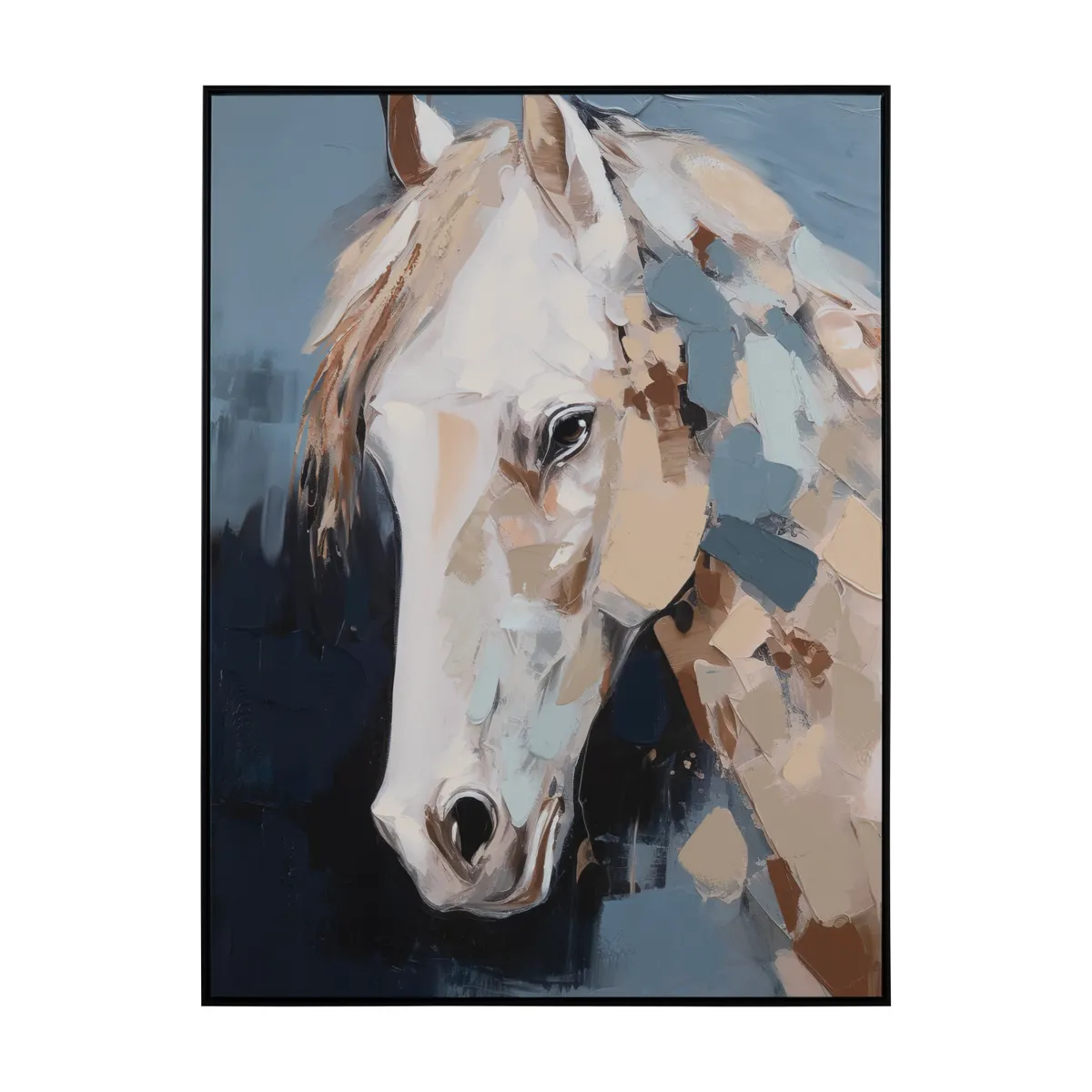 Crestview Collection Langley Hand Painted Canvas Wall Art - Image 2