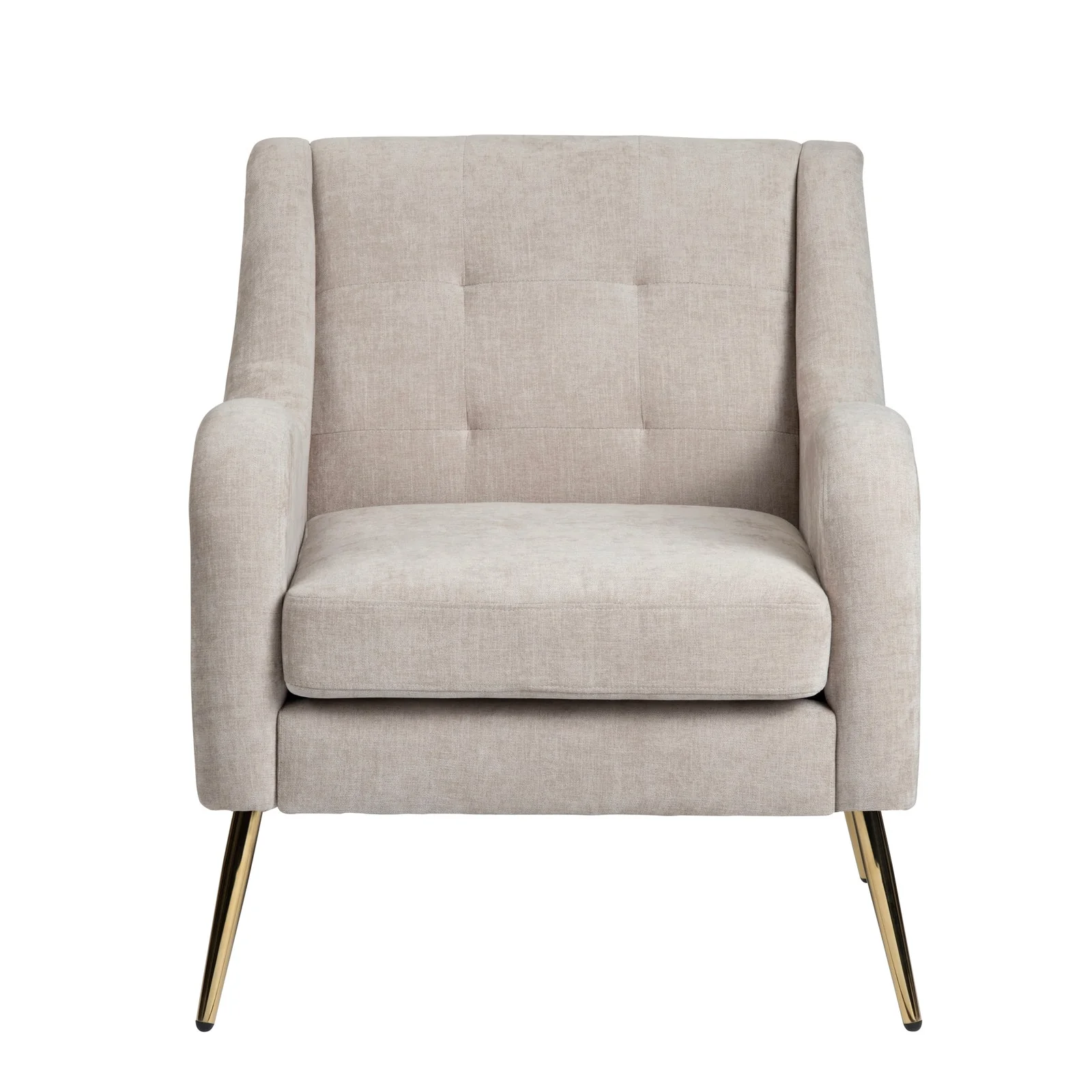 Crestview Collection Lanna Cream Tufted Accent Chair