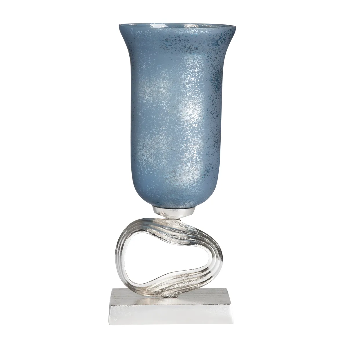 Crestview Collection Large Cobalt Free Style Sculpture Vase - Image 4