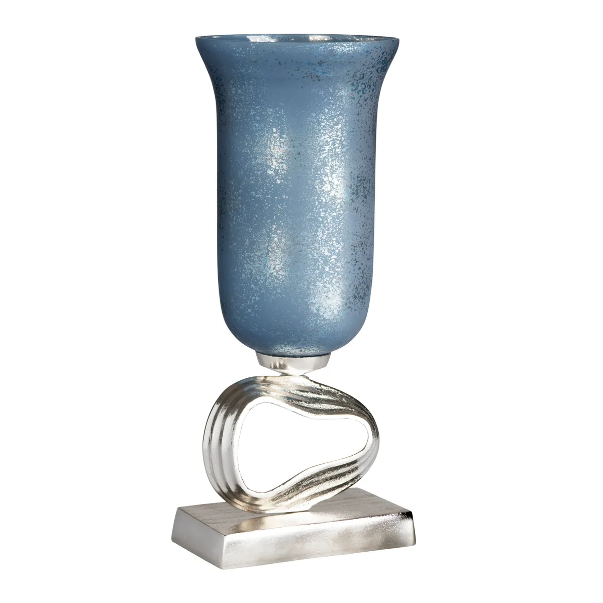 Crestview Collection Large Cobalt Free Style Sculpture Vase - Image 5