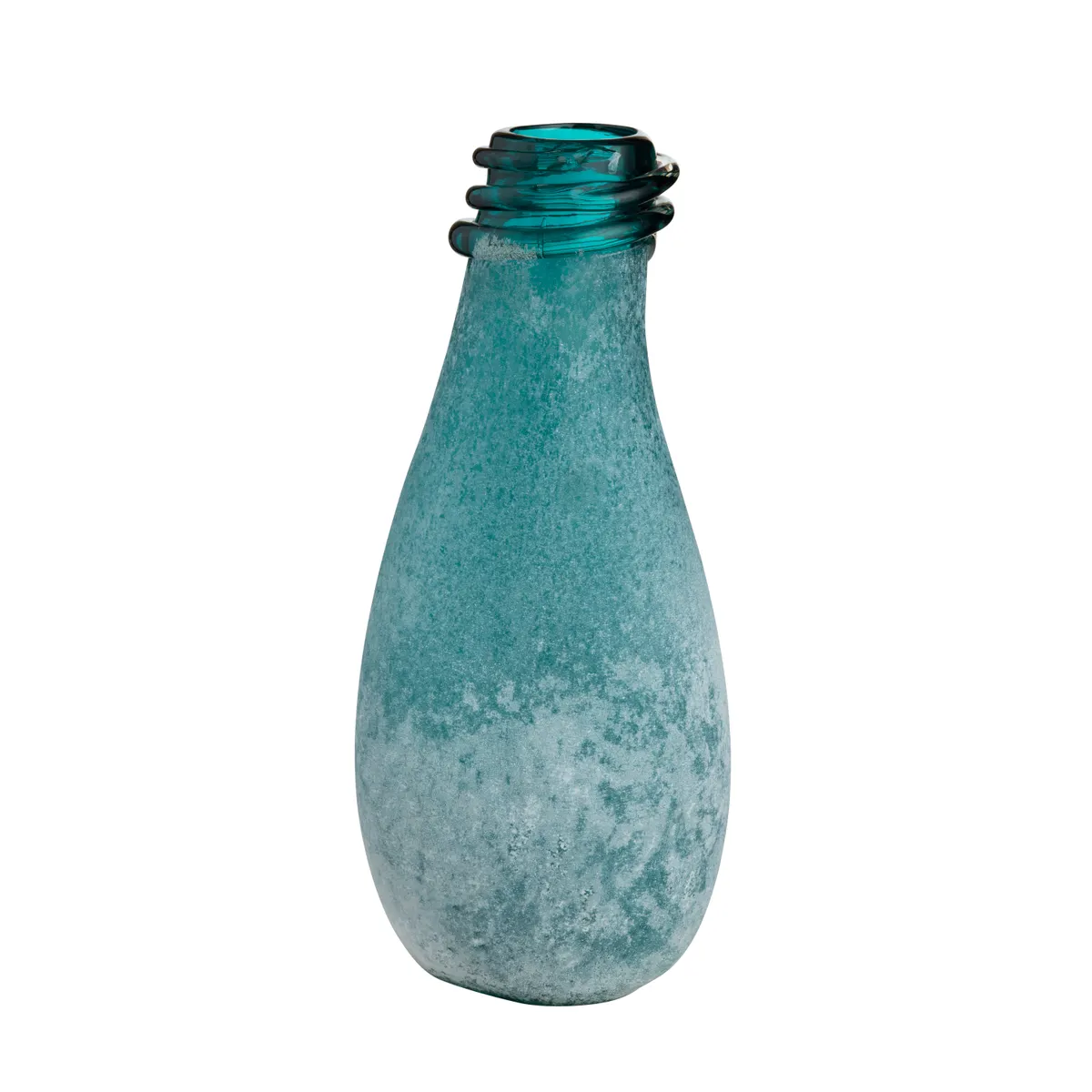 Crestview Collection Large Cresswell Blue Glass Vase