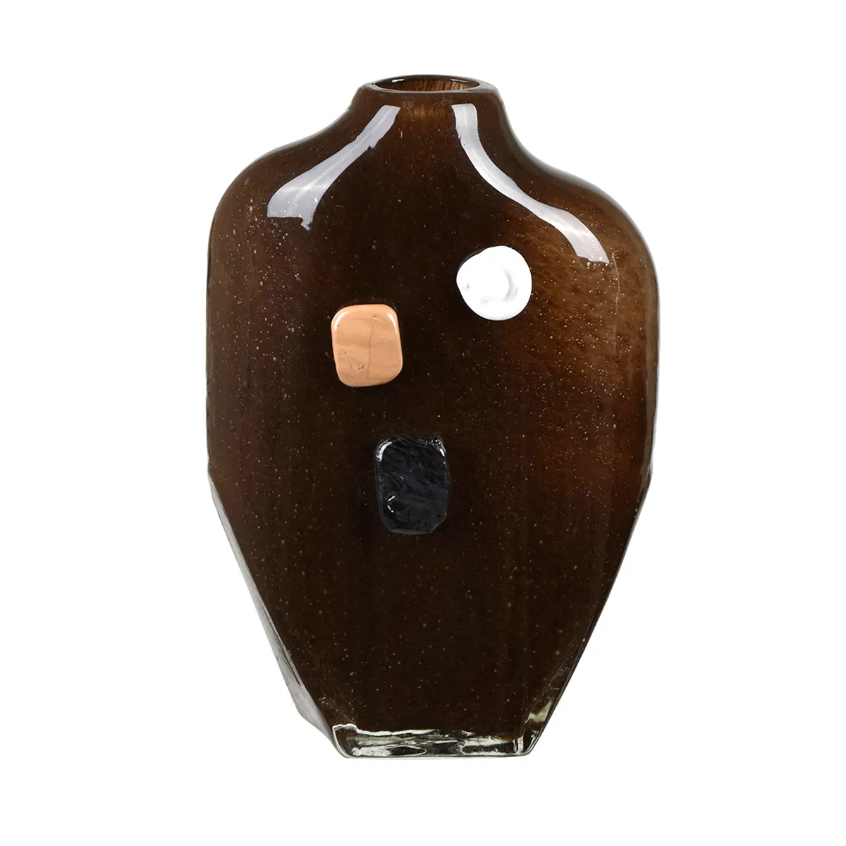 Crestview Collection Large Orlando Brown Glass Vase