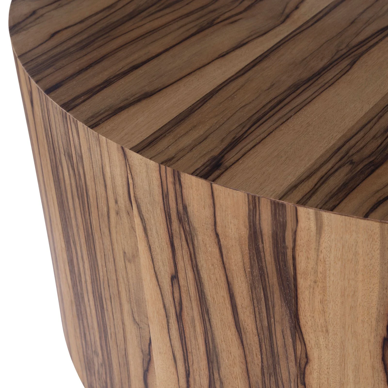 Crestview Collection Limba Modern Organic Round Coffee Table - Image 5