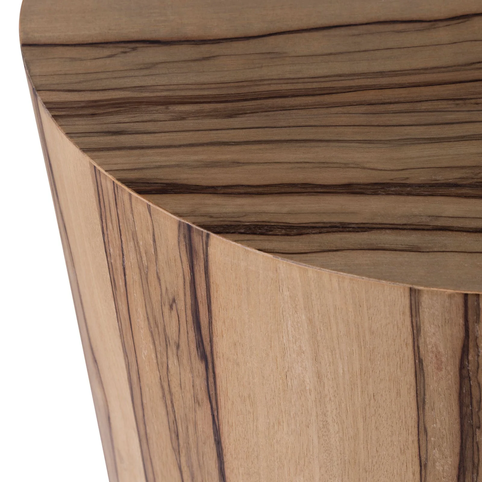 Crestview Collection Limba Organic Modern Round End Table - Image 2