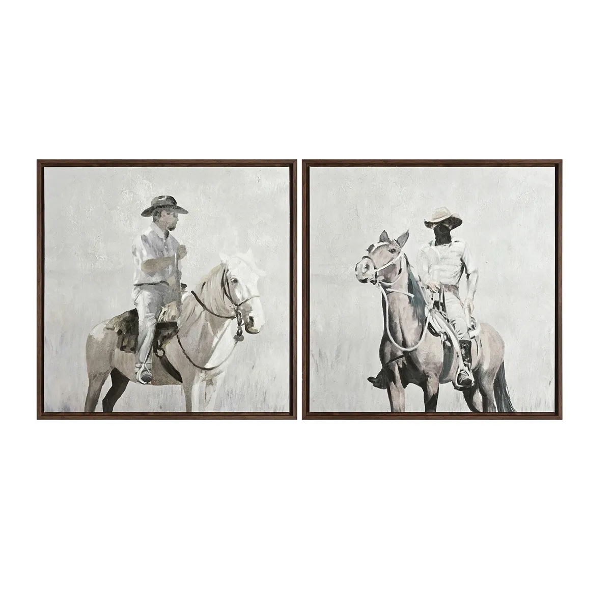 Crestview Collection Livingstone Canvas Paintings Wall Art ~ Set Of 2 - Image 2