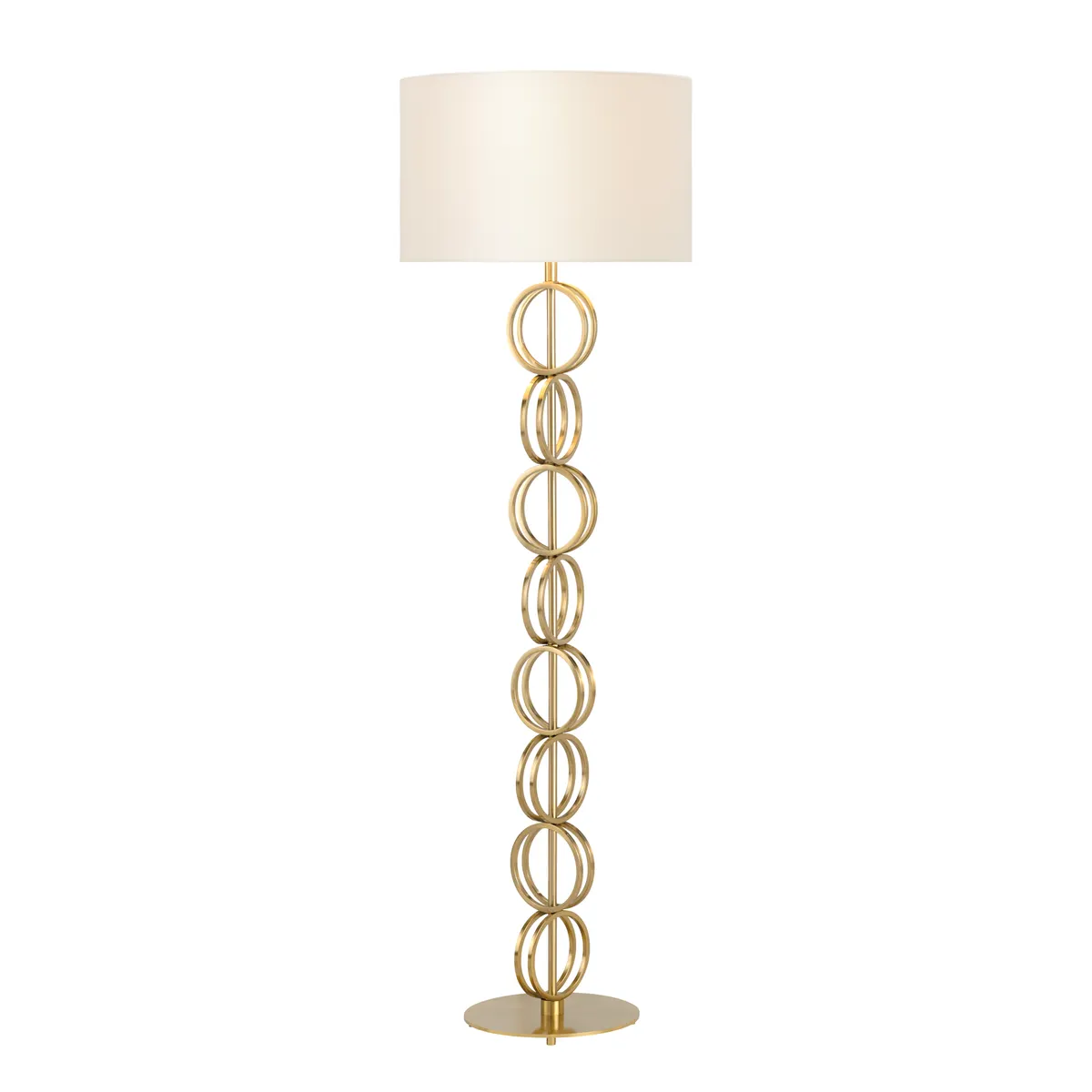 Crestview Collection Loxton Gold Rings Floor Lamp - Image 2