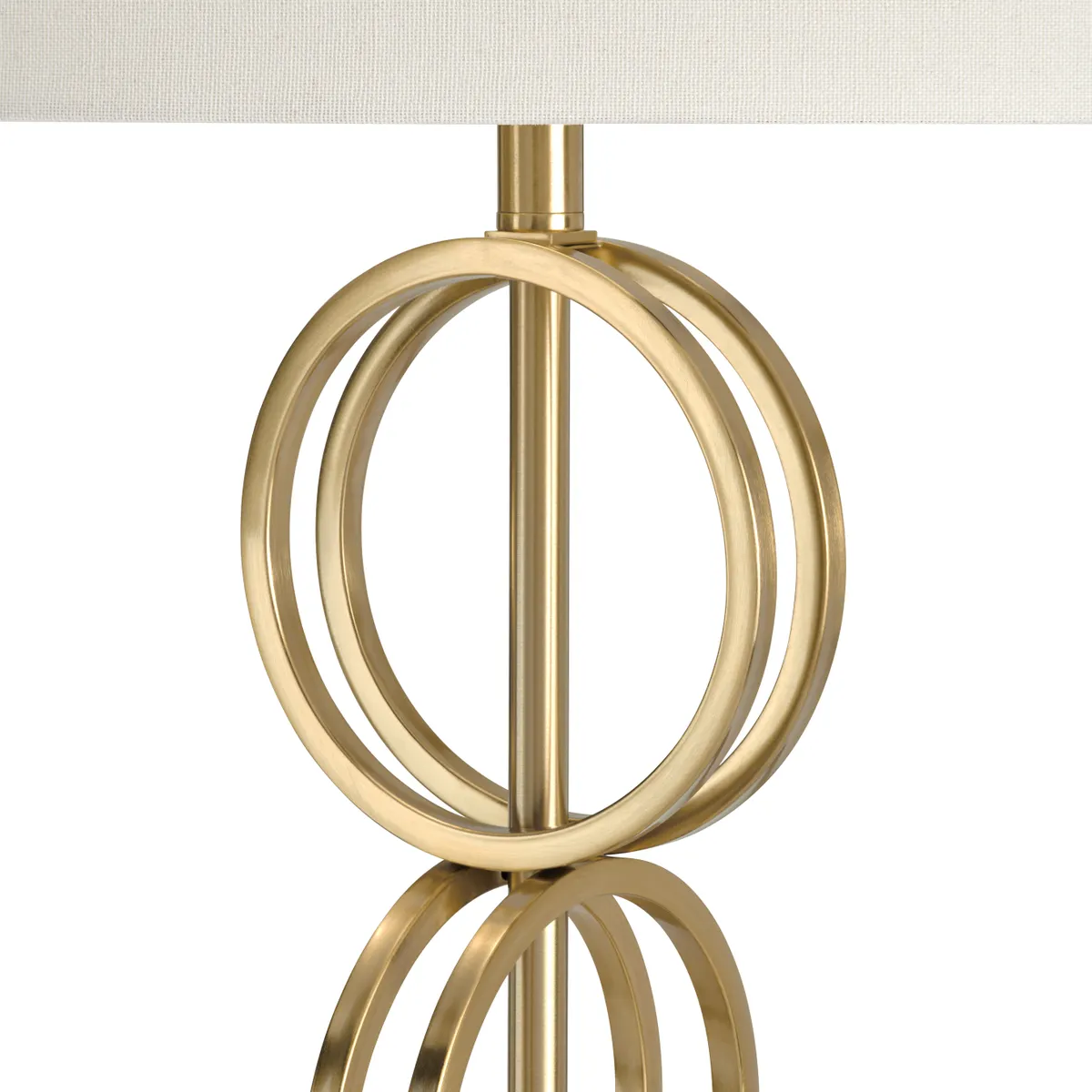 Crestview Collection Loxton Gold Rings Floor Lamp - Image 3