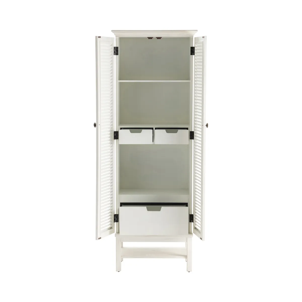 Crestview Collection Magnolia White Tall Cabinet - Image 4