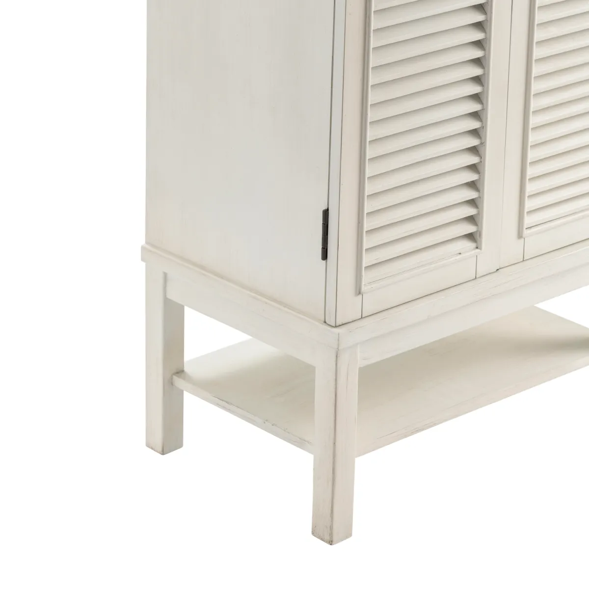 Crestview Collection Magnolia White Tall Cabinet - Image 5