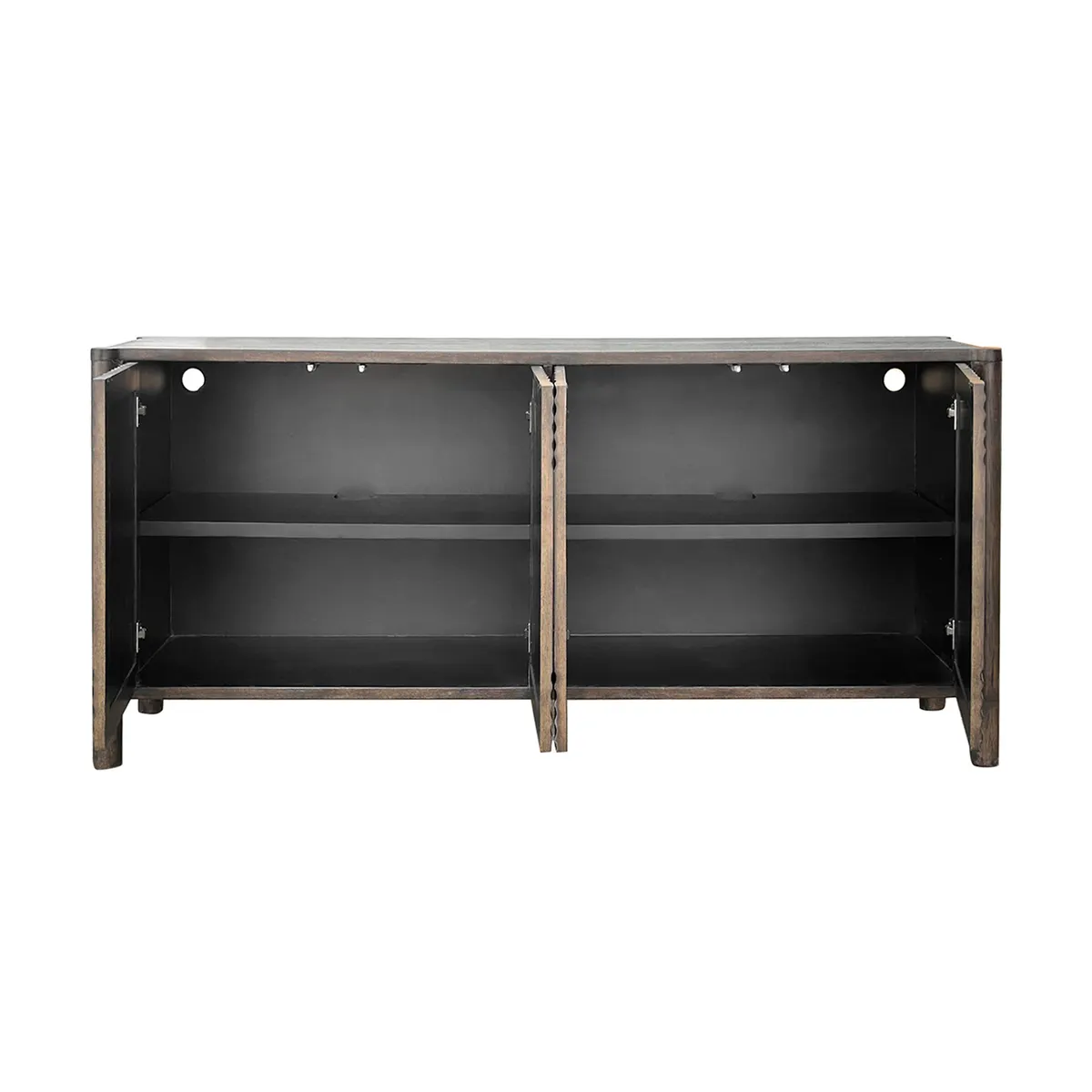 Crestview Collection Margaux Brown 4- Door Sideboard - Image 2
