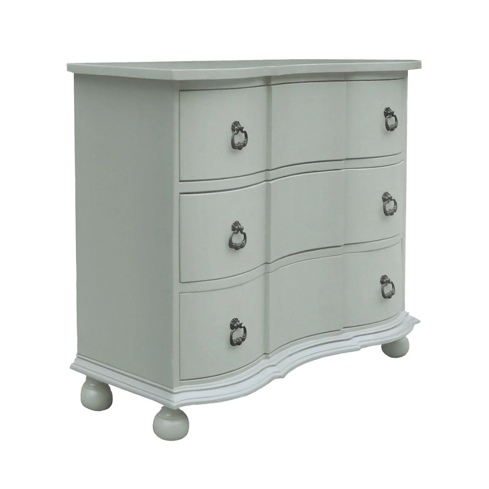 Crestview Collection Marissa Antique White 3- Drawer Chest - Image 2