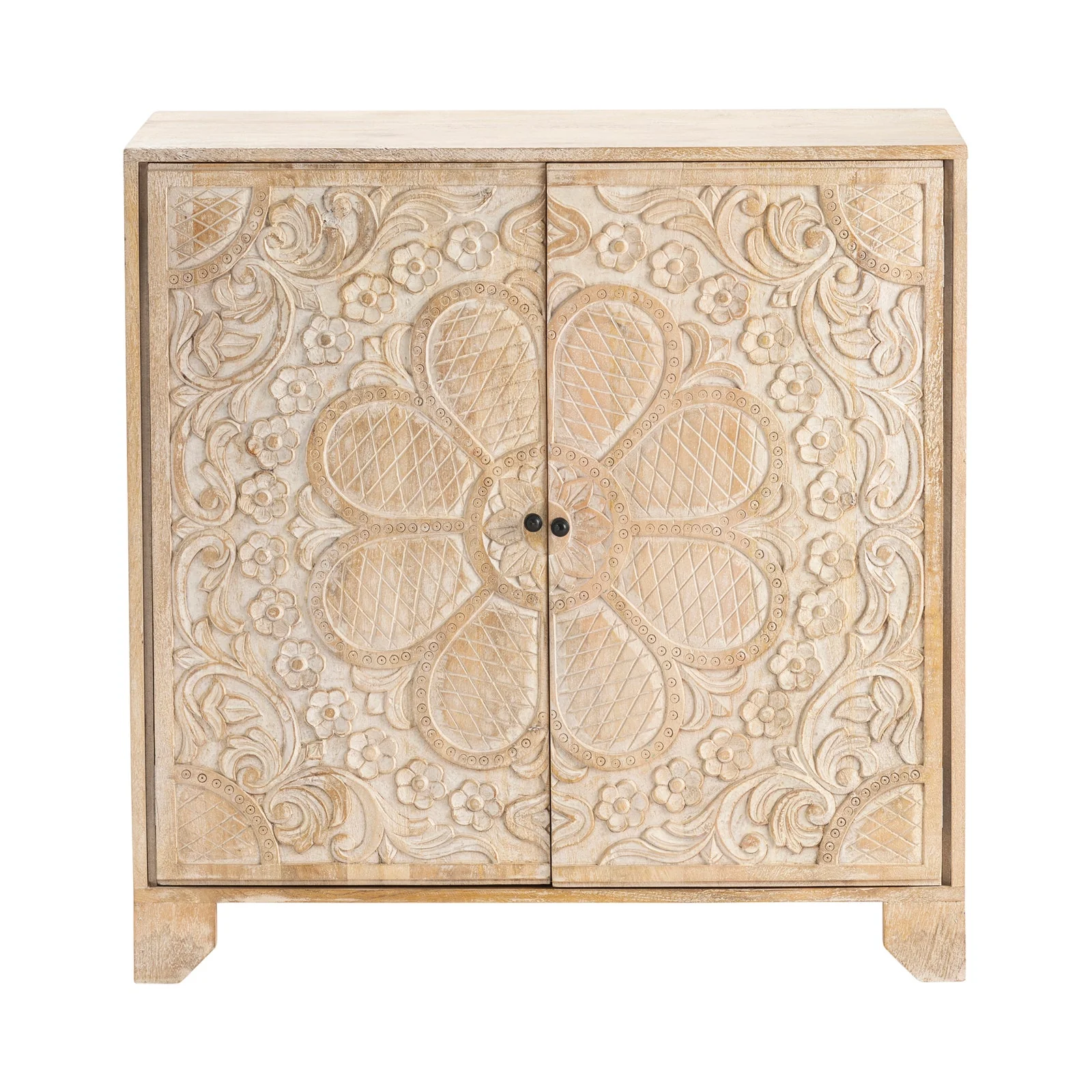Crestview Collection Meadow Floral Coastal Cabinet - Image 2