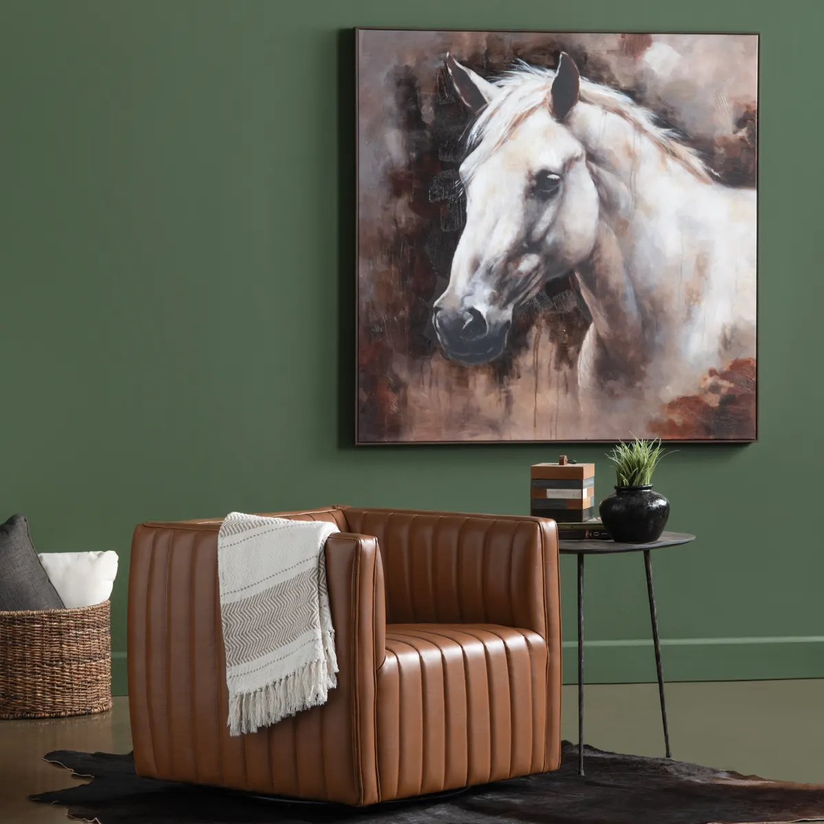 Crestview Collection Meadows Hand Finished Wall Art