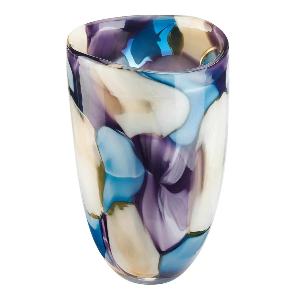 Crestview Collection Medium Bellarose Glass Vase