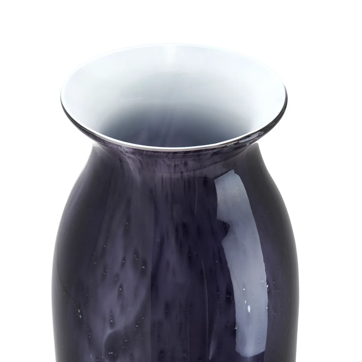 Crestview Collection Medium Roland Deep Blue Glass Vase - Image 2
