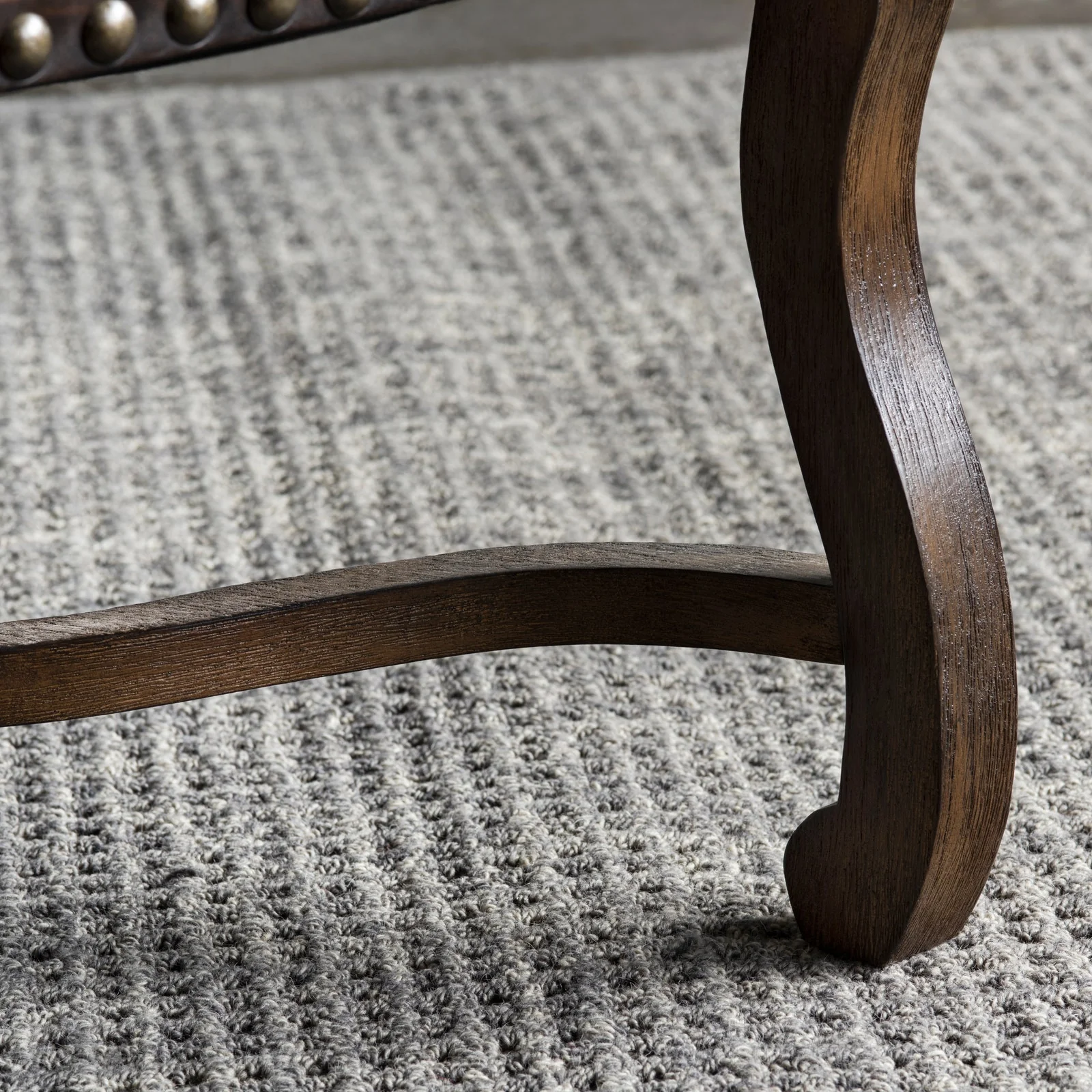 Crestview Collection Mesquite Ranch Leather and Faux Cowhide Armchair - Image 8