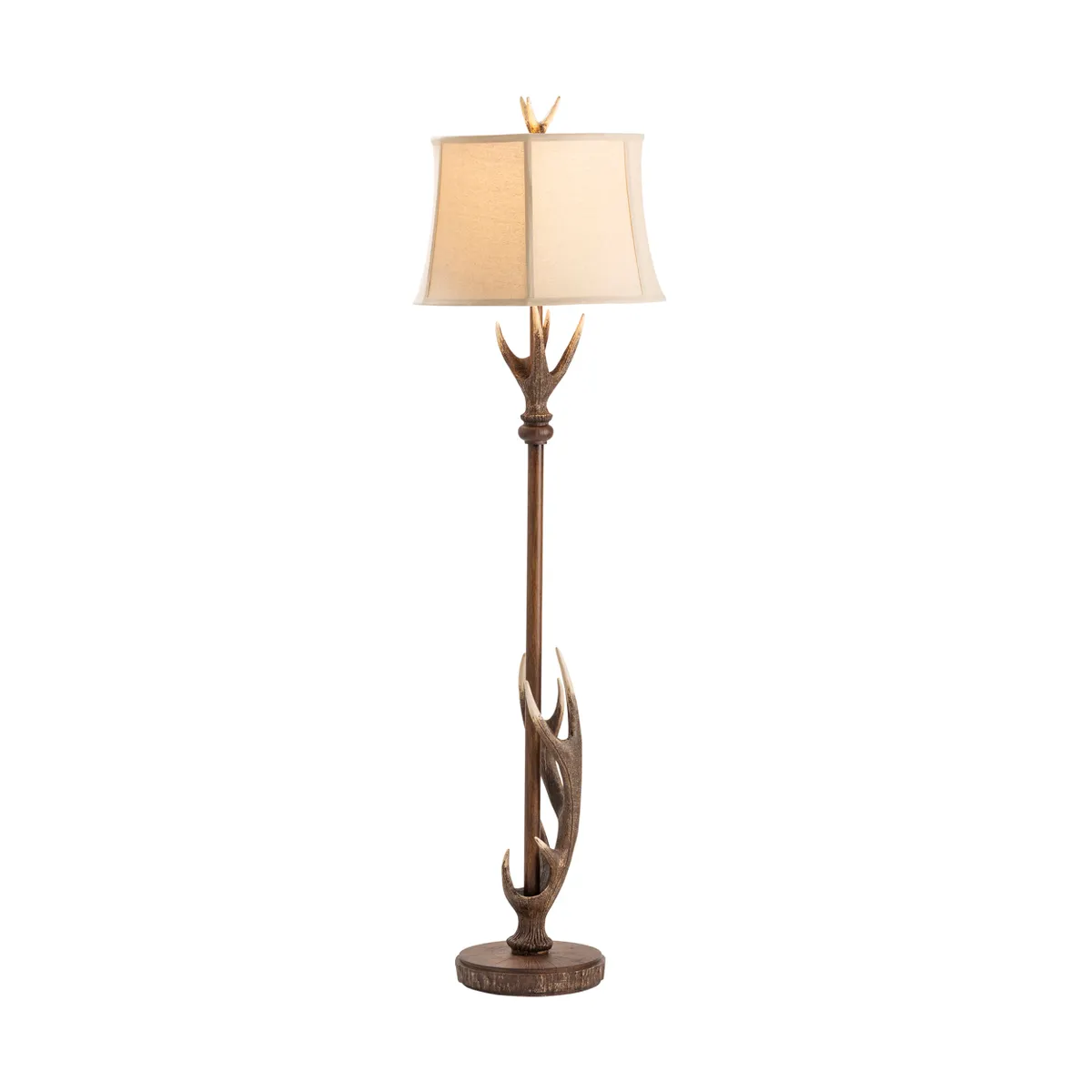 Crestview Collection Montana Antlers Base Floor Lamp - Image 3