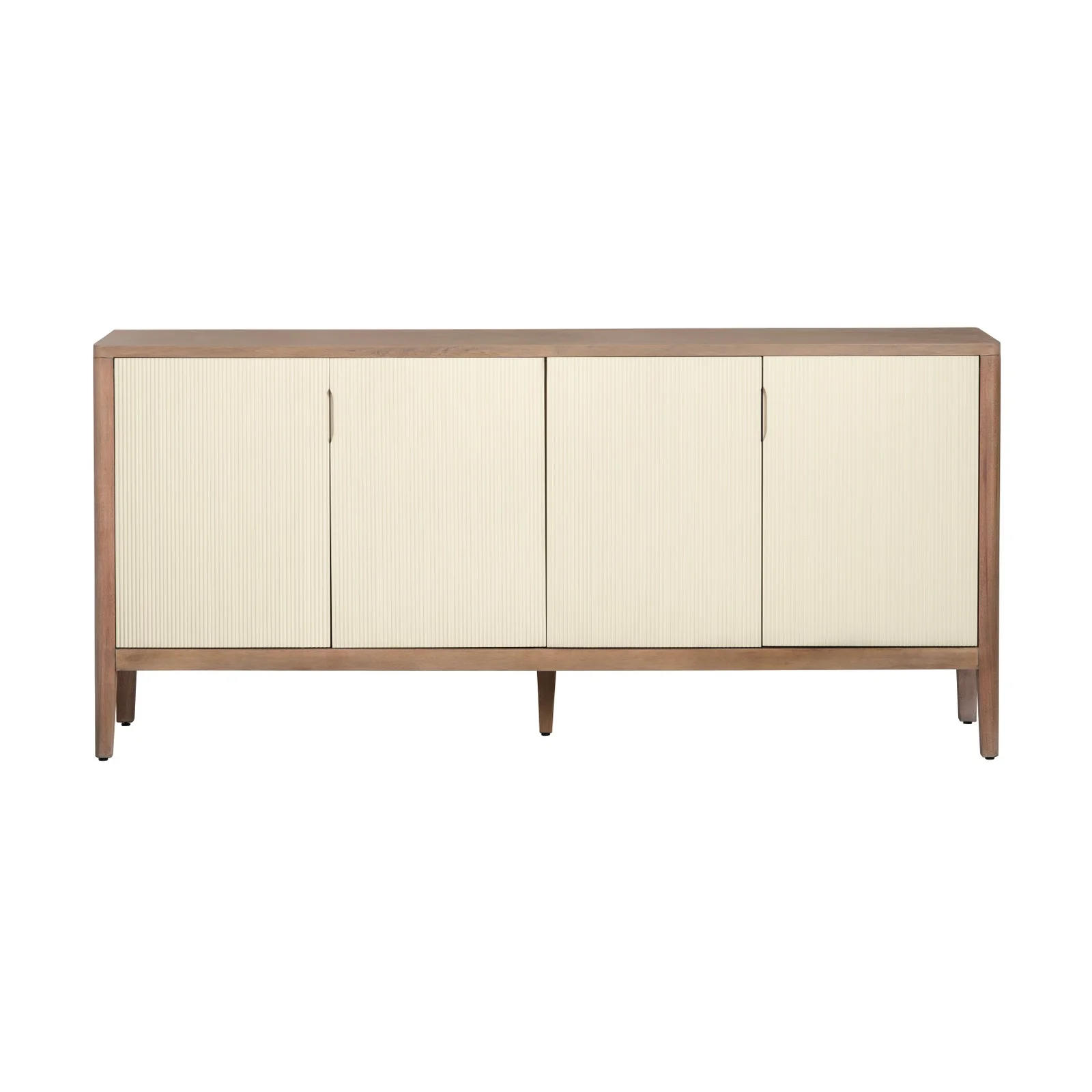 Crestview Collection Montclair Natural Wood Grain 4- Door Sideboard - Image 4