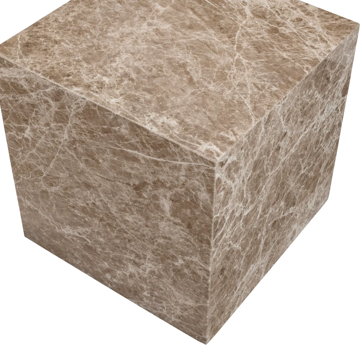 Crestview Collection Montera Brown Marble End Table - Image 3
