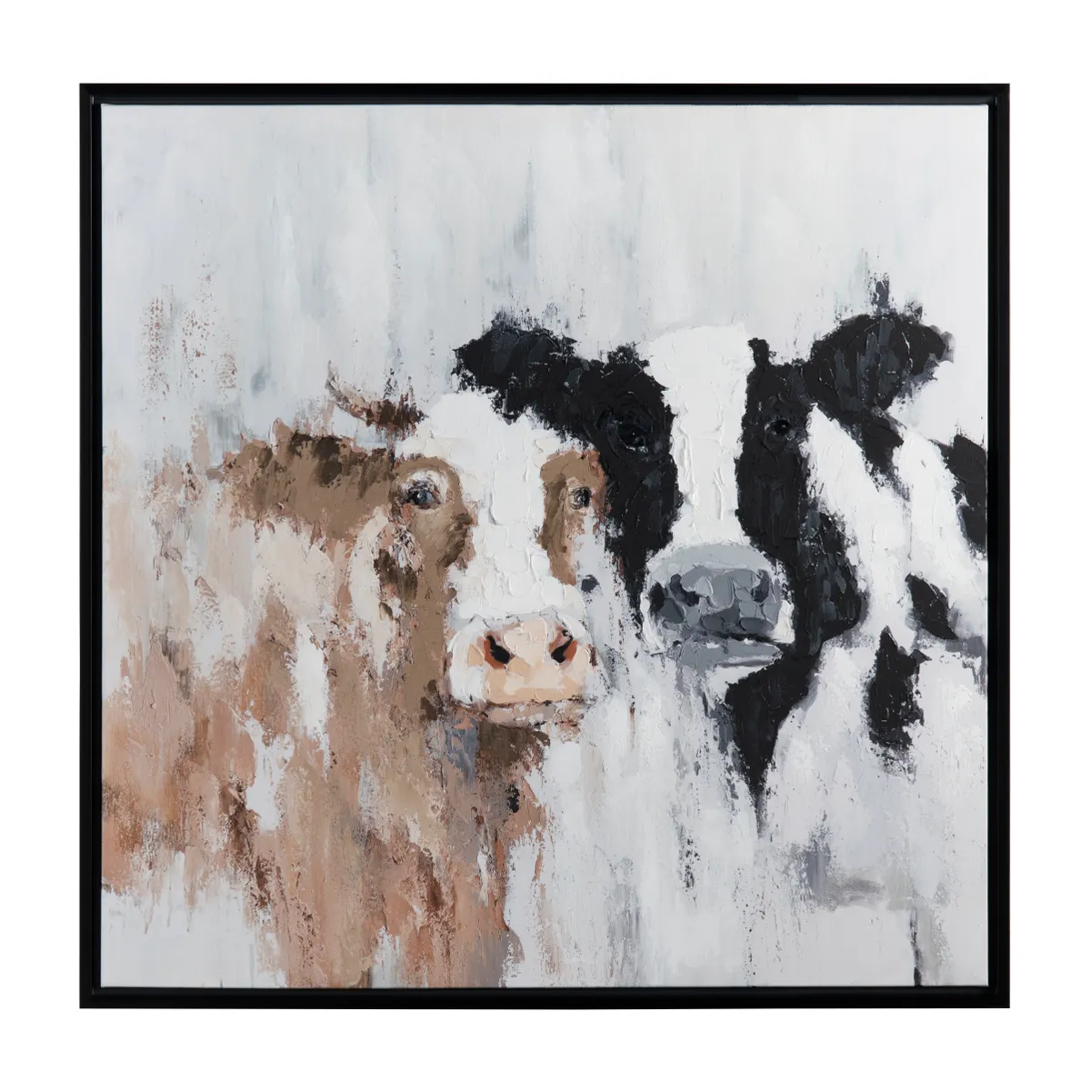 Crestview Collection Moo- Moo Canvas Wall Art - Image 2