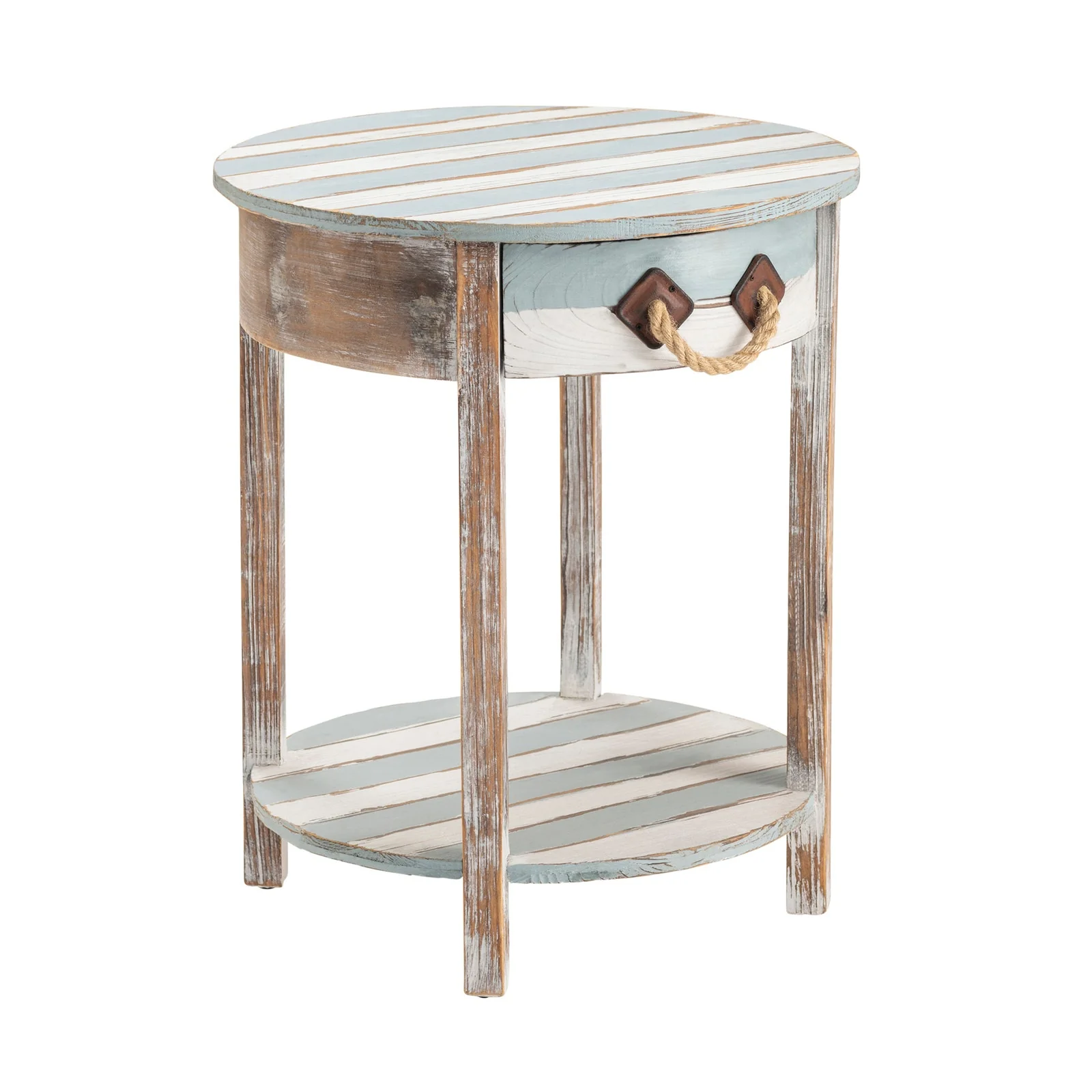 Crestview Collection Nantucket Weathered Wood Accent Table