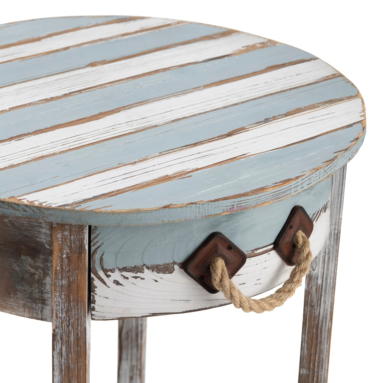 Crestview Collection Nantucket Weathered Wood Accent Table - Image 3
