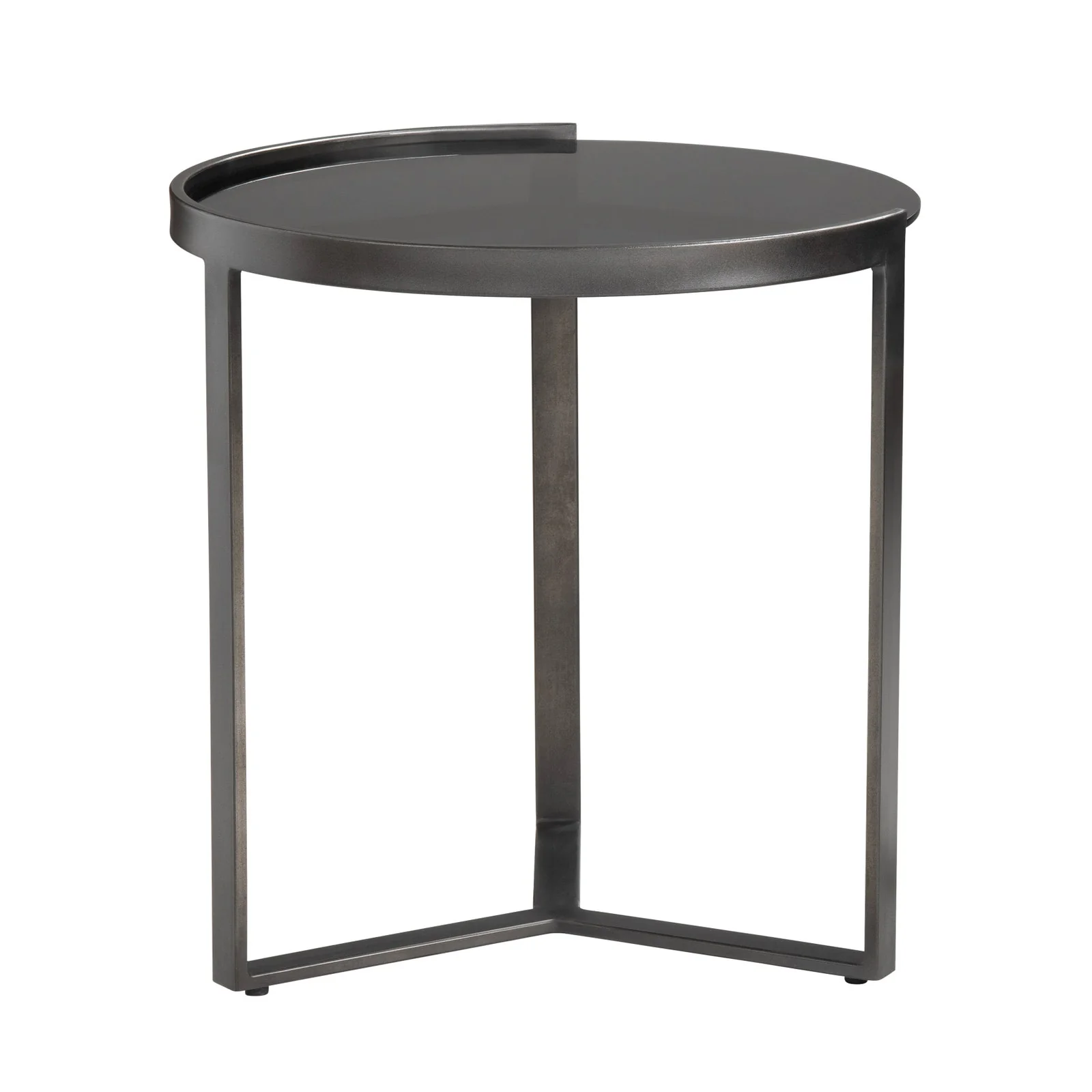Crestview Collection Nova Modern Black End Table - Image 3