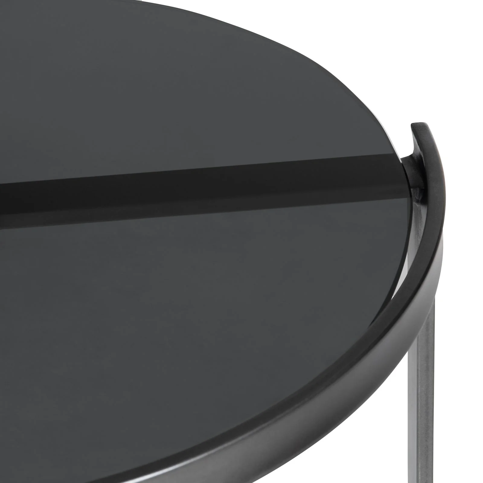 Crestview Collection Nova Modern Black End Table - Image 4