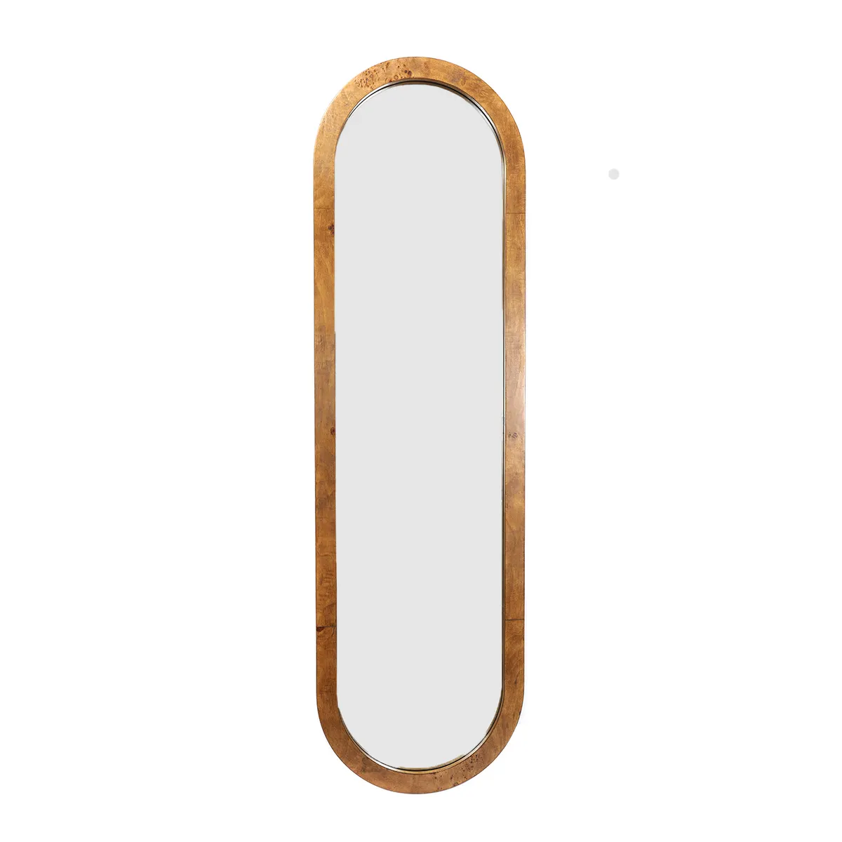 Crestview Collection Oslo Tall Oval Brown Mirror