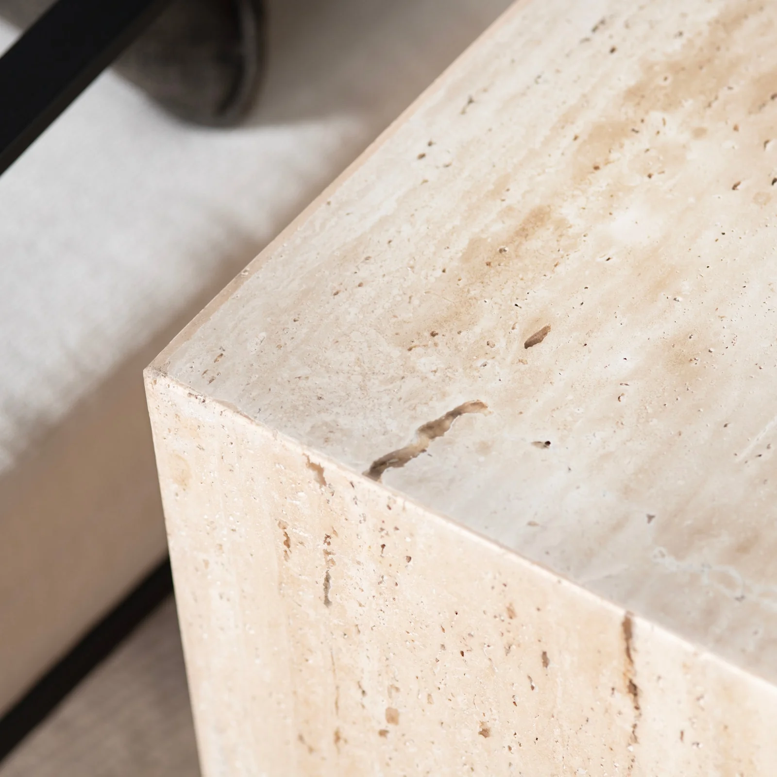Crestview Collection Palermo Modern Natural Marble End Table - Image 6