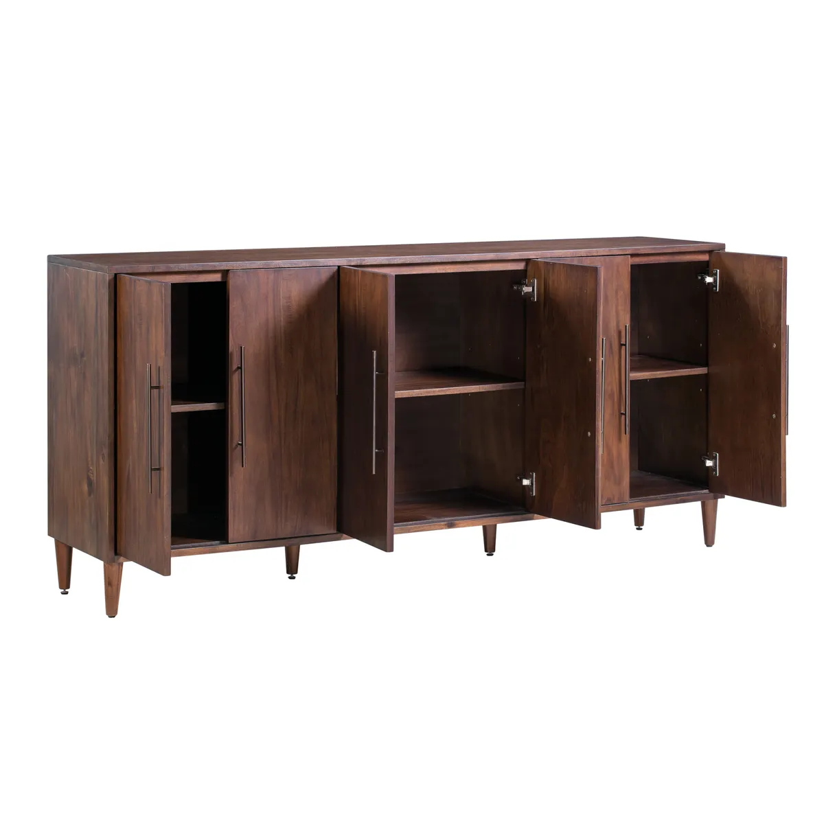 Crestview Collection Parkway Dark Brown Acacia Sideboard - Image 4