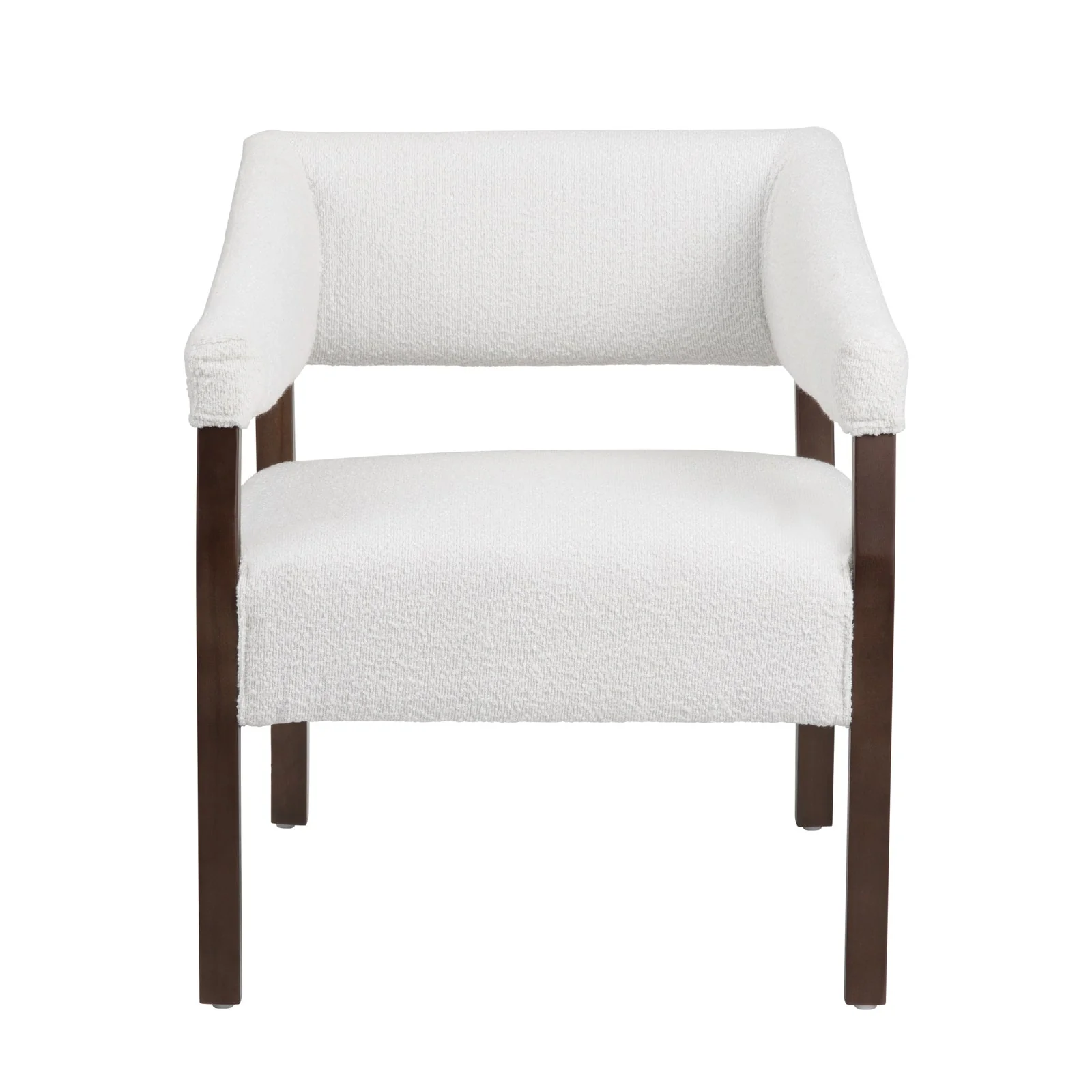 Crestview Collection Paxon White Boucle Accent Chair - Image 3