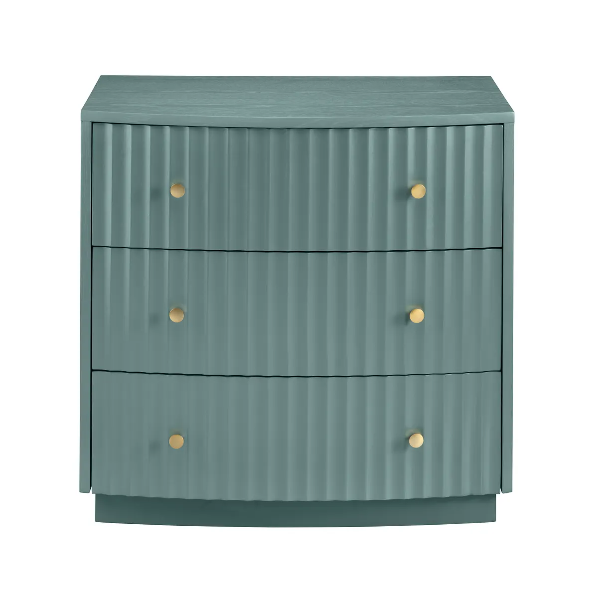 Crestview Collection Percy Teal Three- Drawer Chest - Image 2