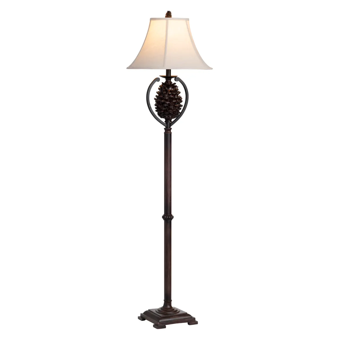 Crestview Collection Pine Creek Pinecone Shaped Floor Lamp - Image 2